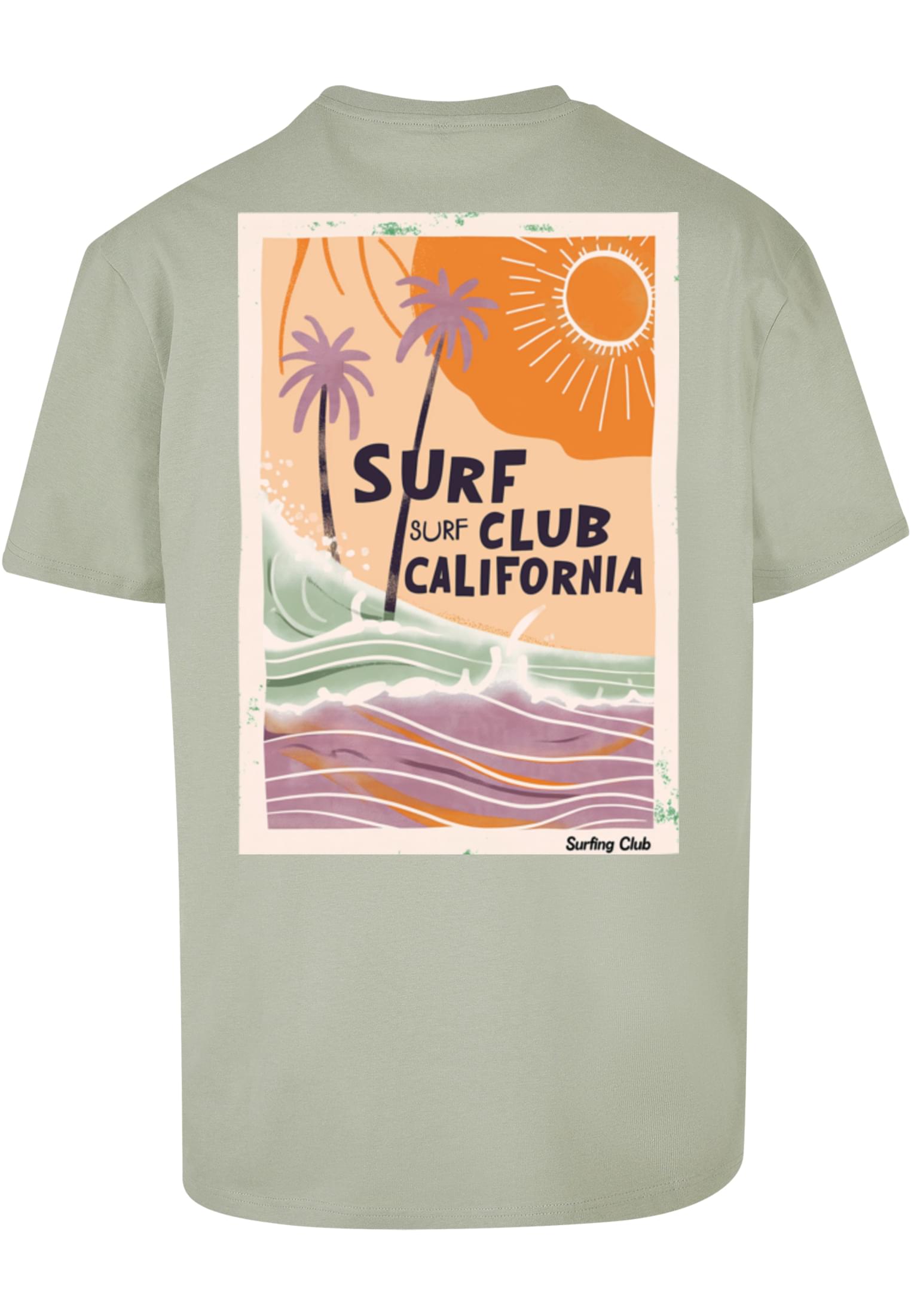 Surf Club California Oversized T-shirt softsalvia XXL - workoutbrands.com