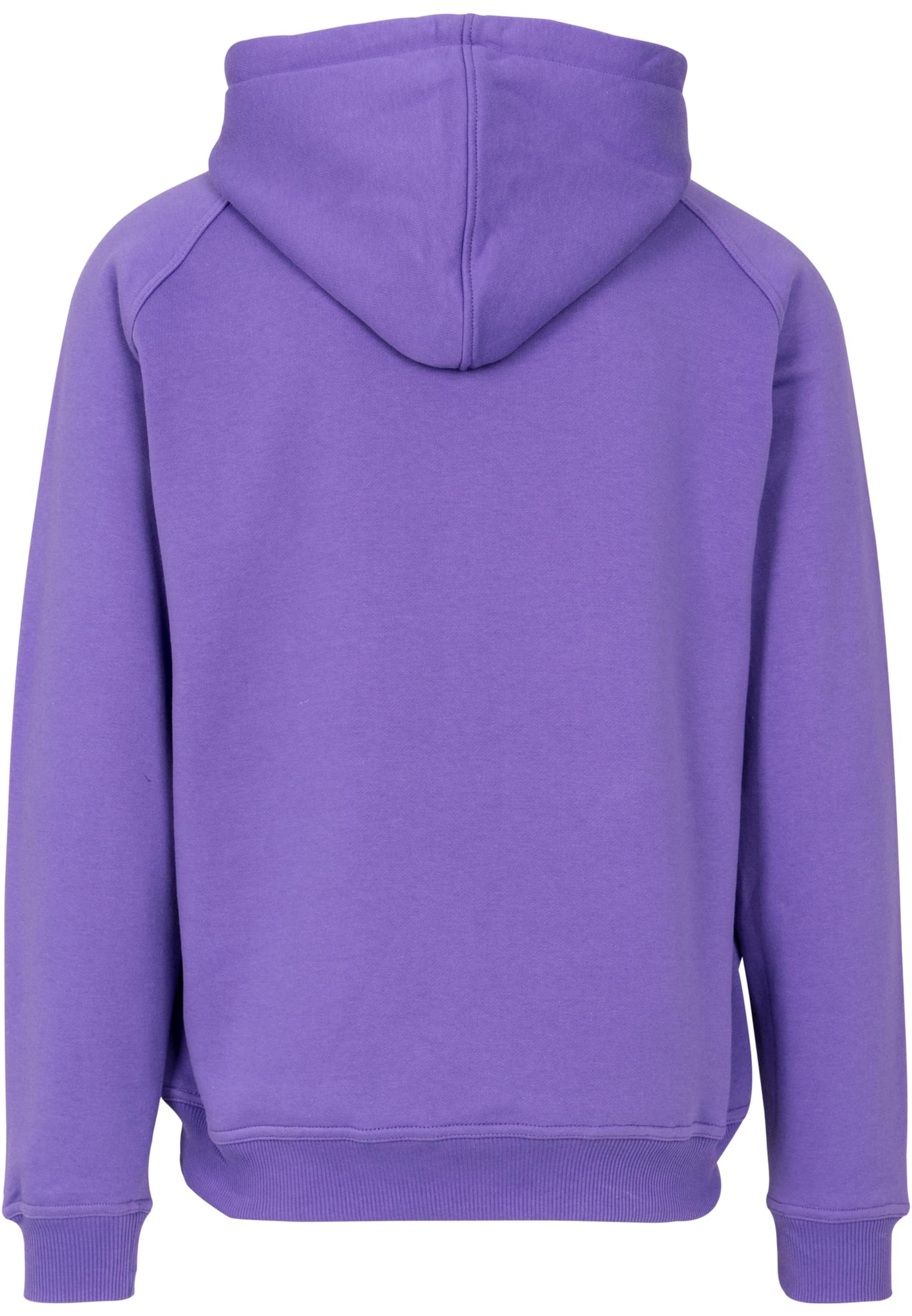 Baksidan av en lila UC Blank Hoody.