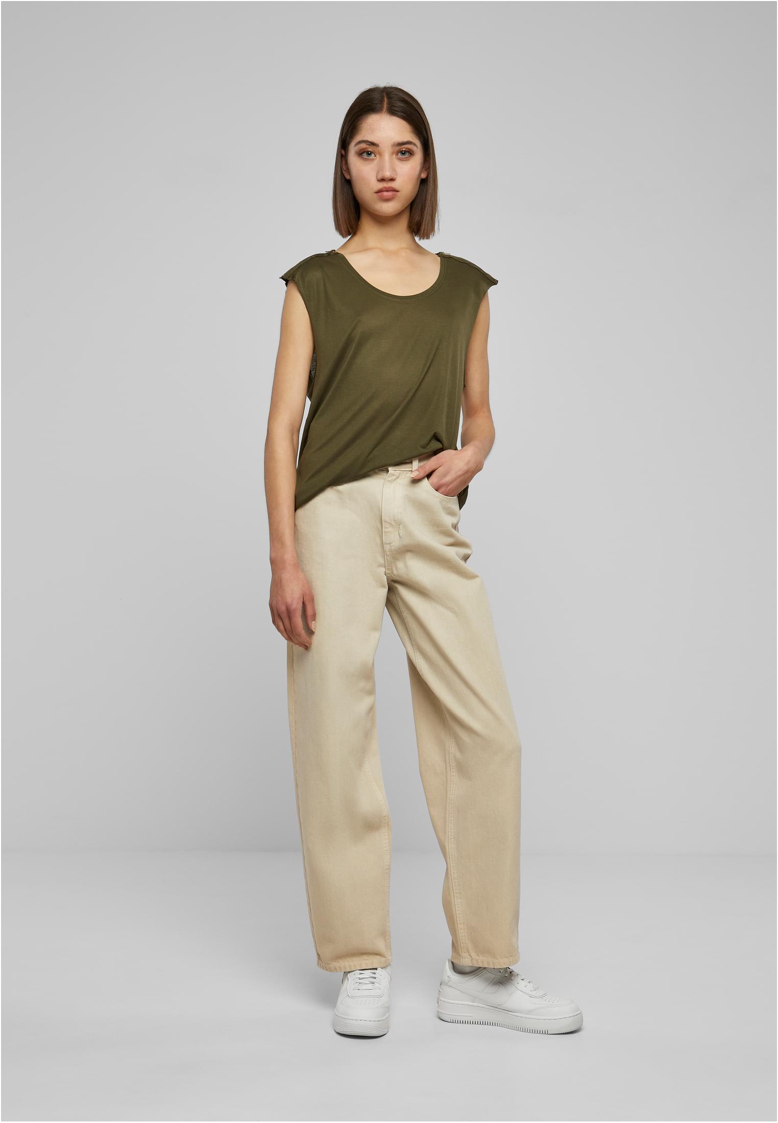 UC Shoulder Zip HiLo Tee