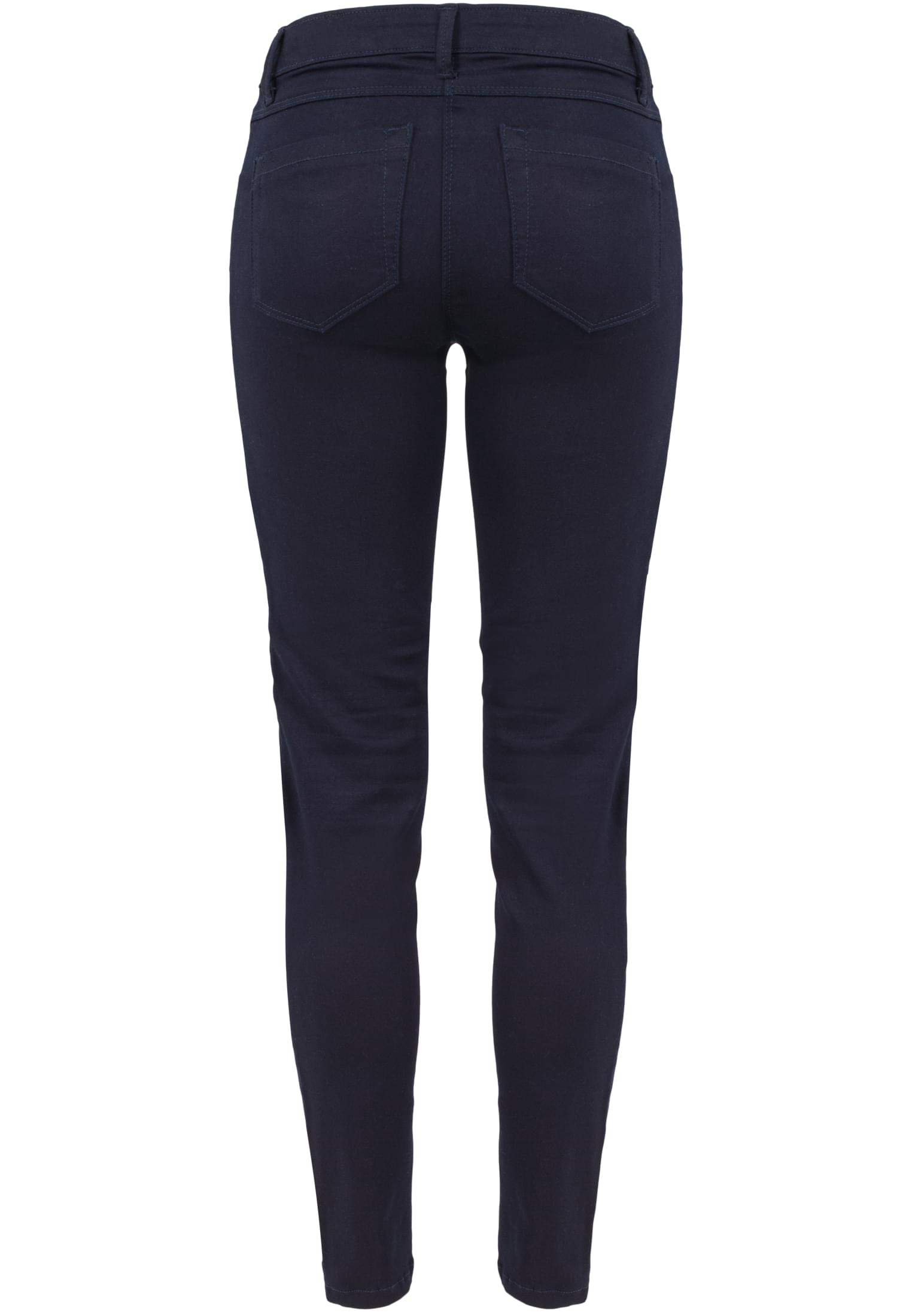 Pantaloni da motociclista elasticizzati da donna in denim scuro 29