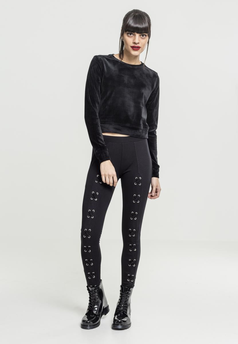 Maglia corta in velluto UC