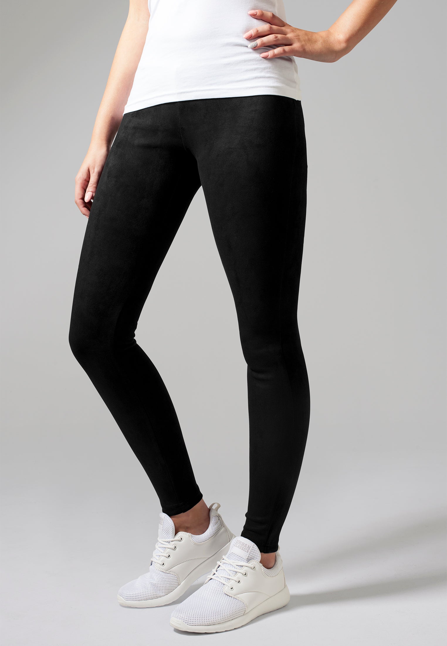 UC Imitation Suede Leggings - Main Image