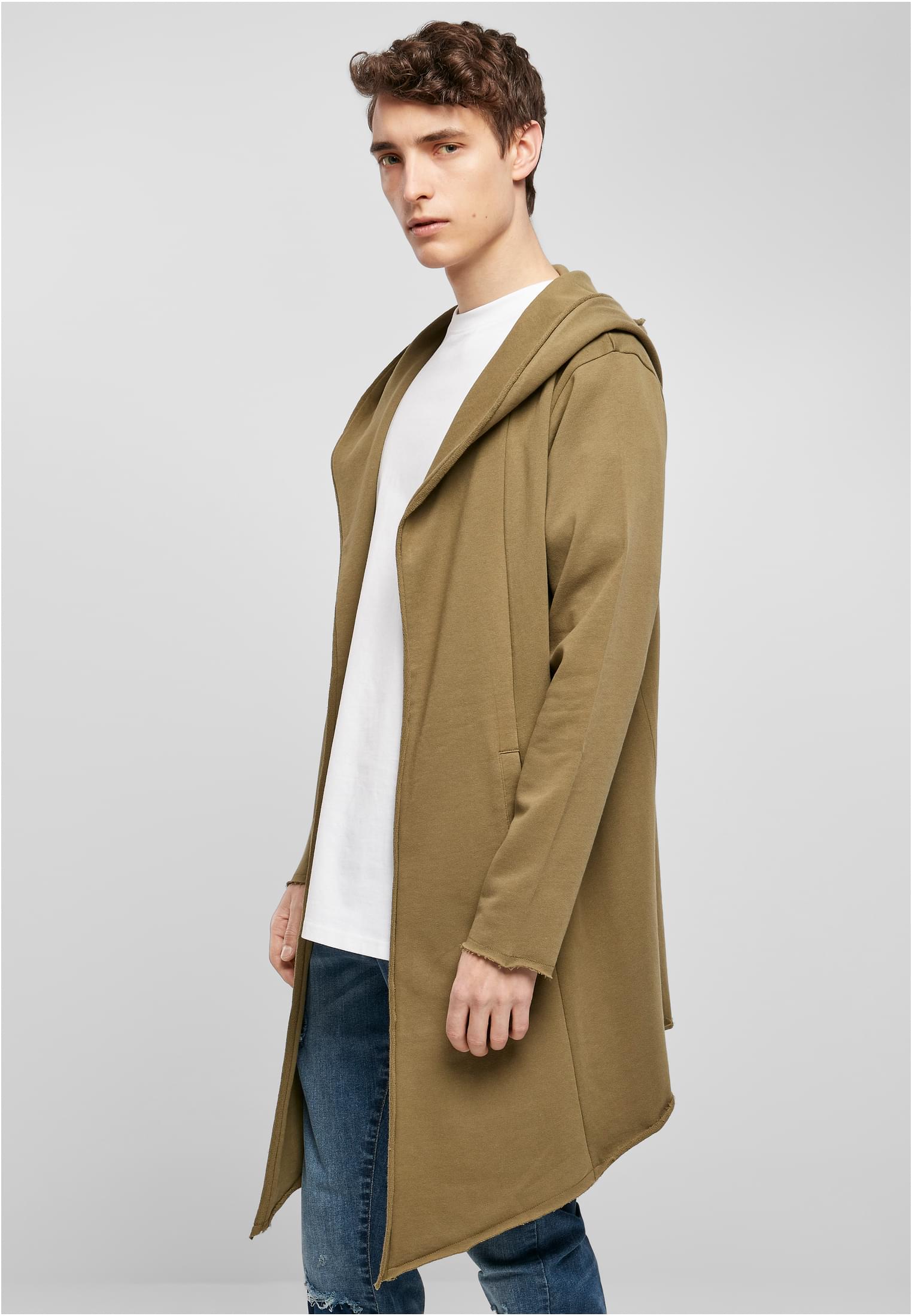 UC Long Hooded Open Edge Cardigan