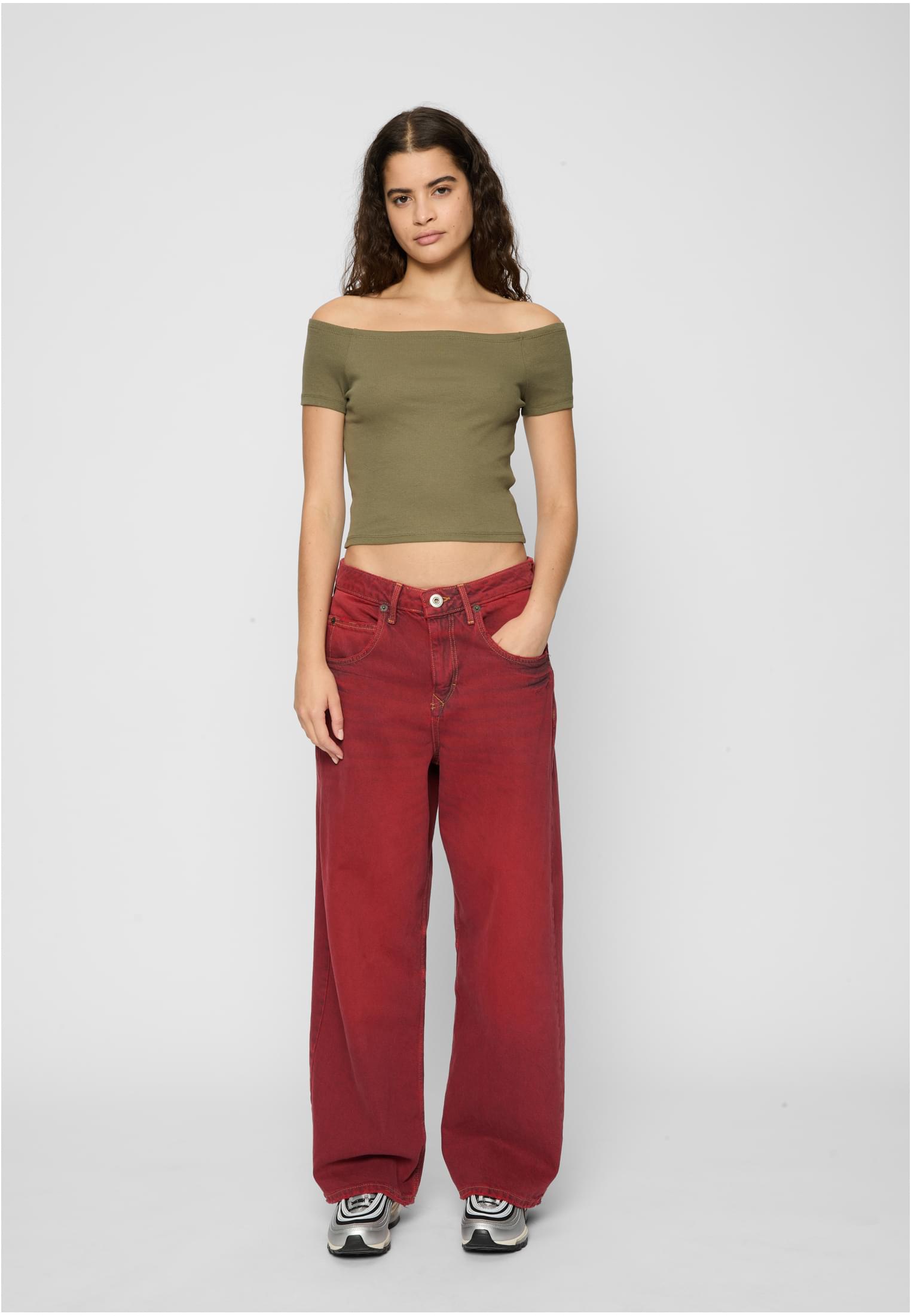 UC Off Shoulder Rib Tee 2-Pack