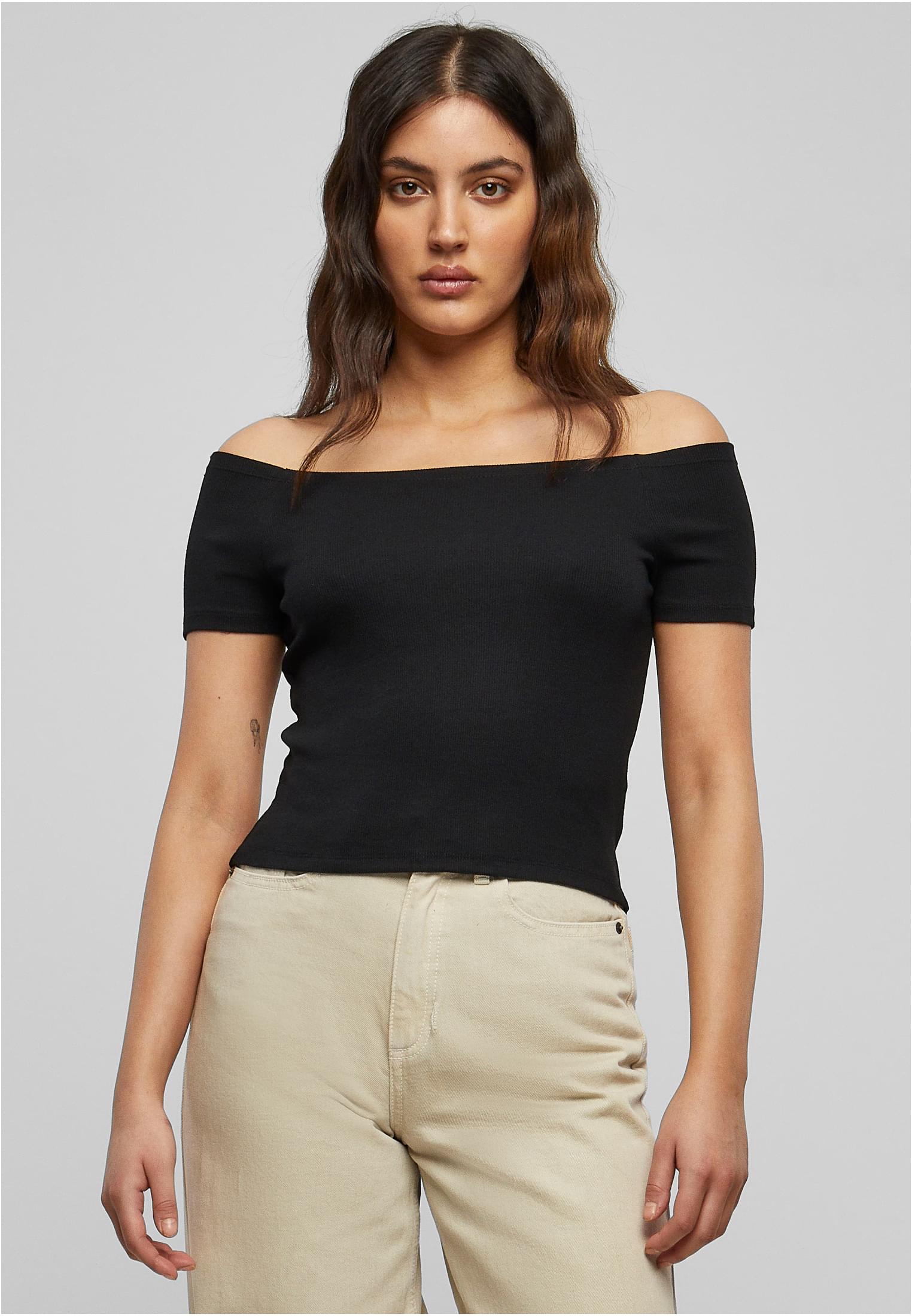 Tričko UC Off Shoulder Rib
