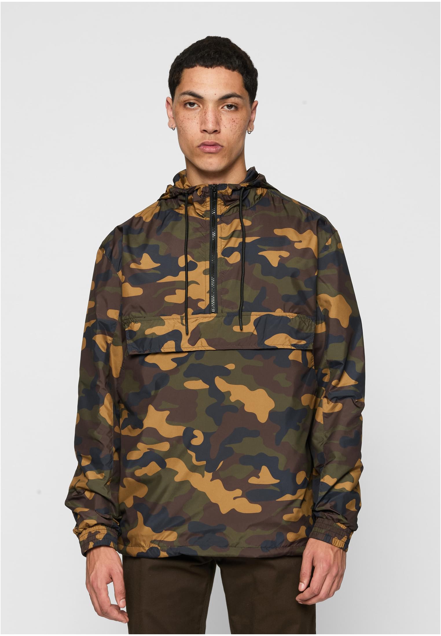 UC Camo Pull Over Windbreaker