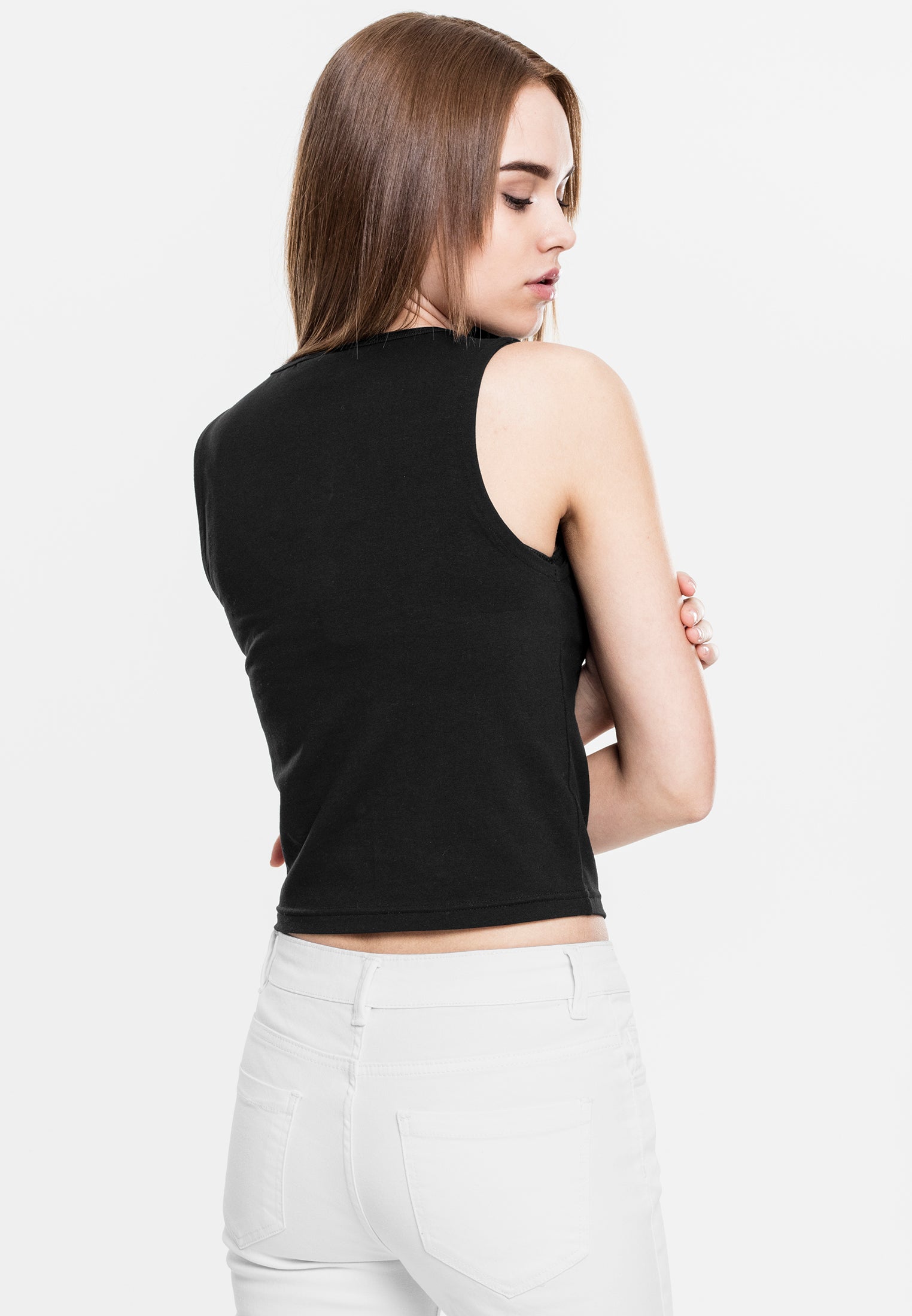 UC Lace Up Cropped Top