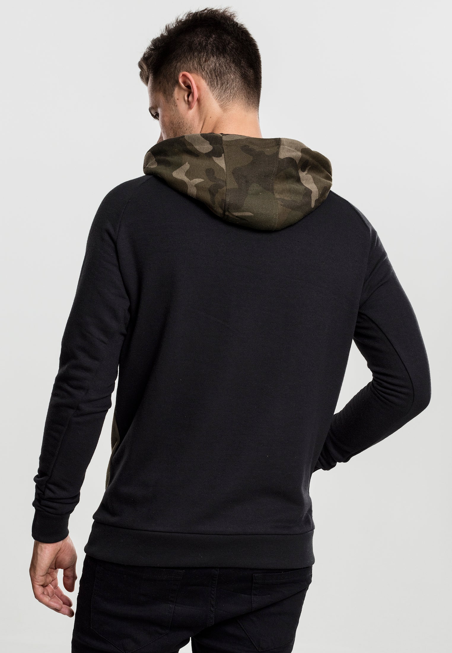 UC Camo Contrast Raglán Hoody