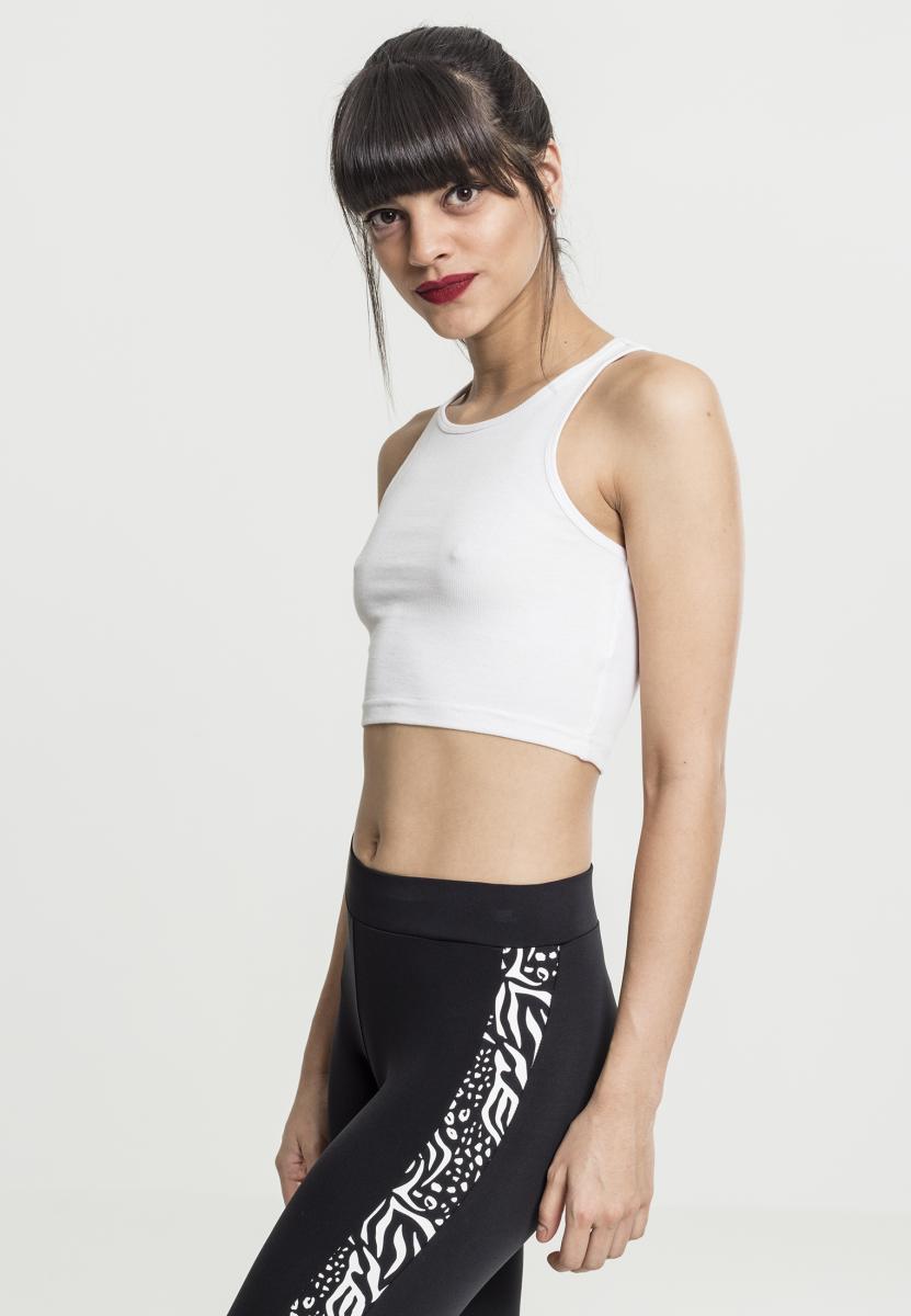 Zkrácený žebrovaný top UC