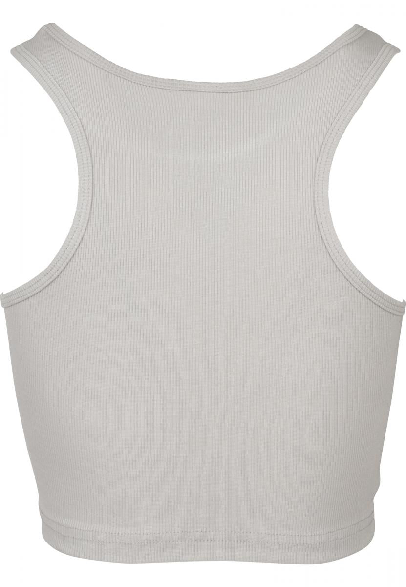 Top curto canelado UC