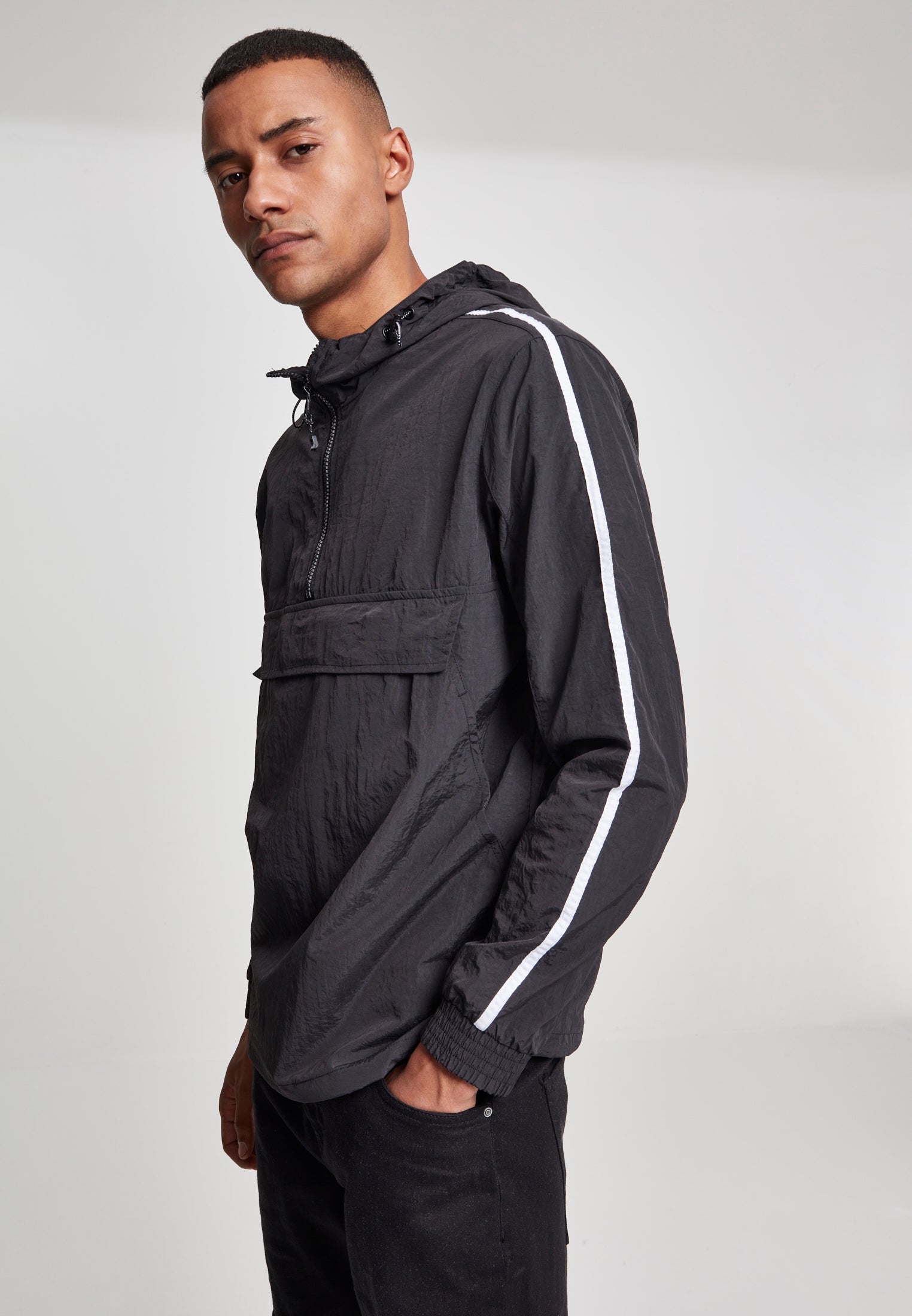 UC Crinkle Nylon Pull Over Jacket
