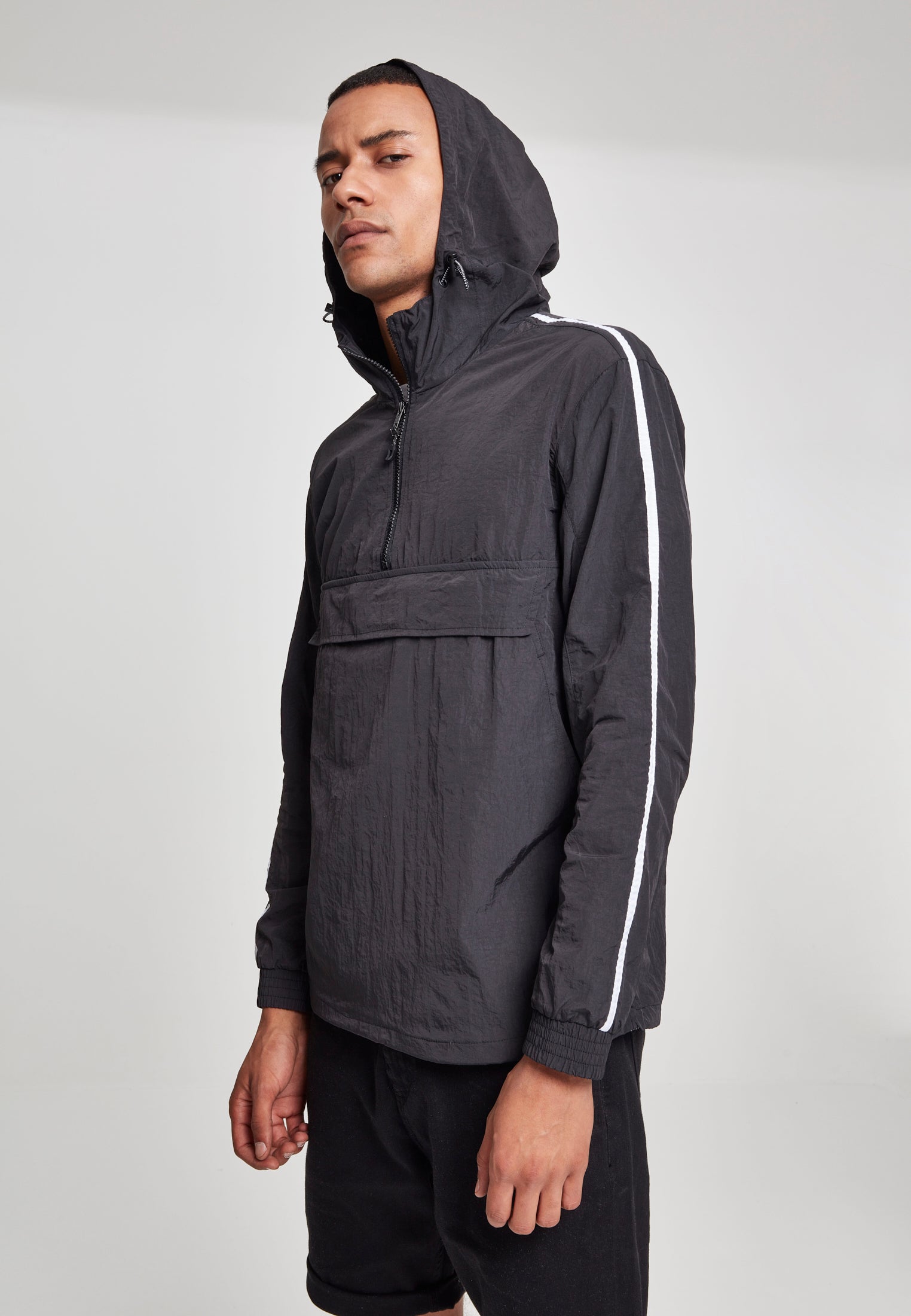 UC Crinkle Nylon Pull Over Jacket