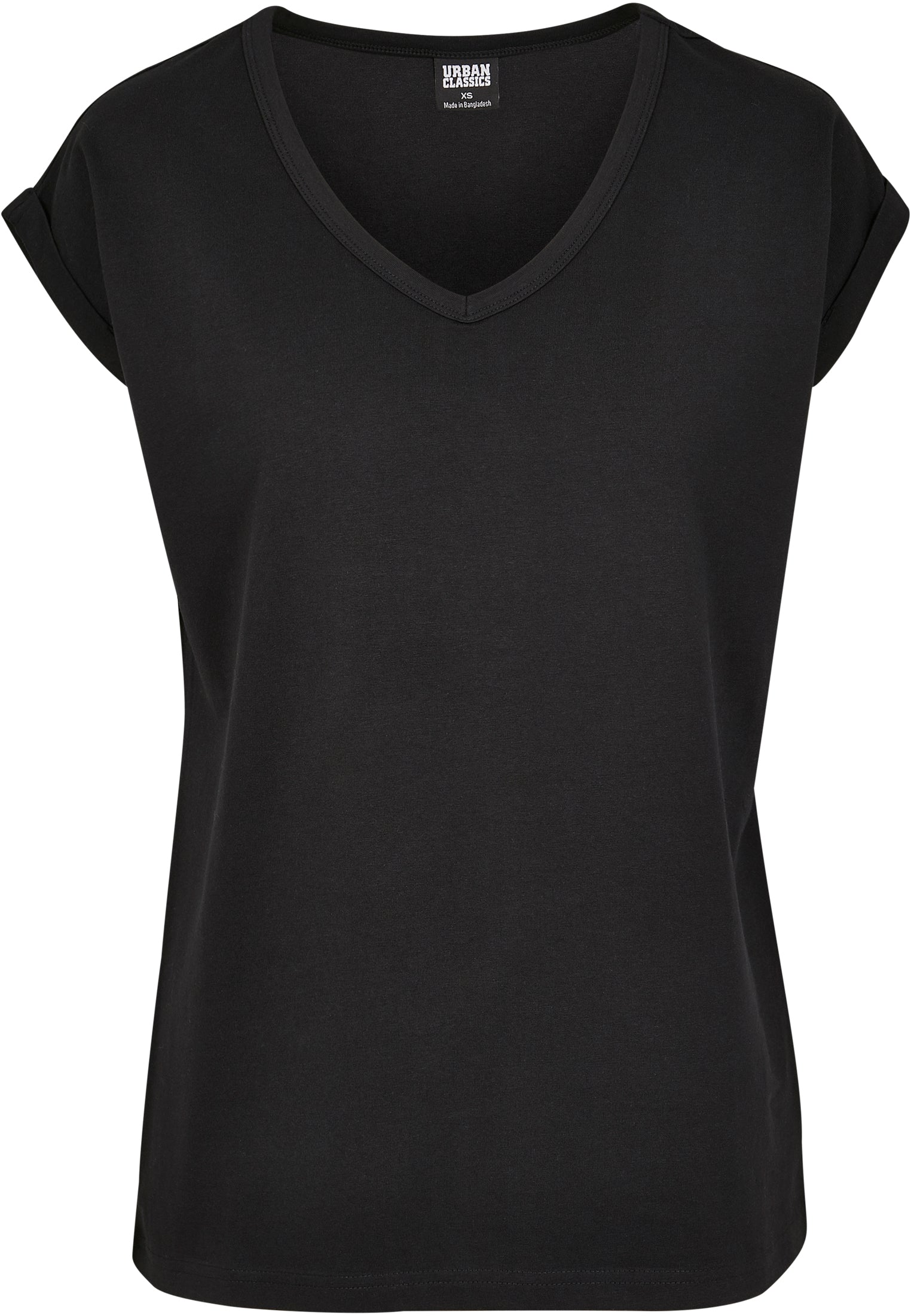 UC Round V-Neck Extended Shoulder Tee