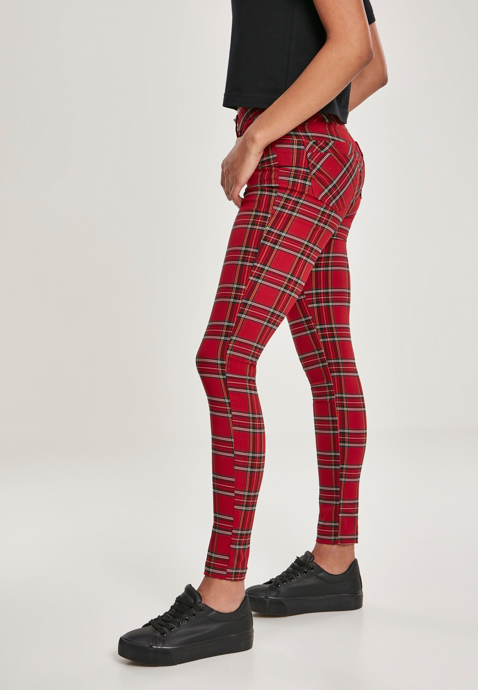 UC Skinny Tartan Pants