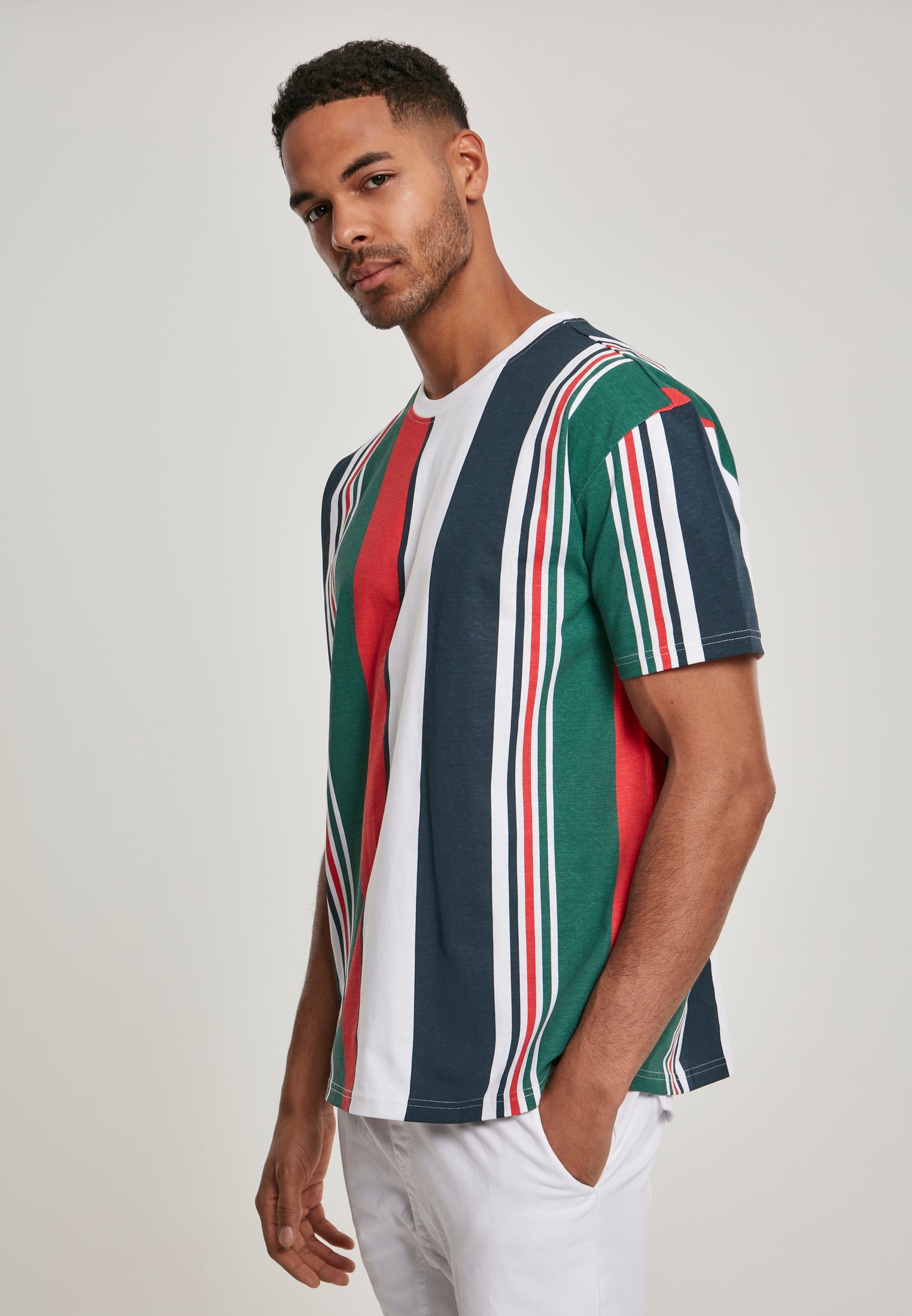 UC Heavy Oversized Big AOP Stripe Tee