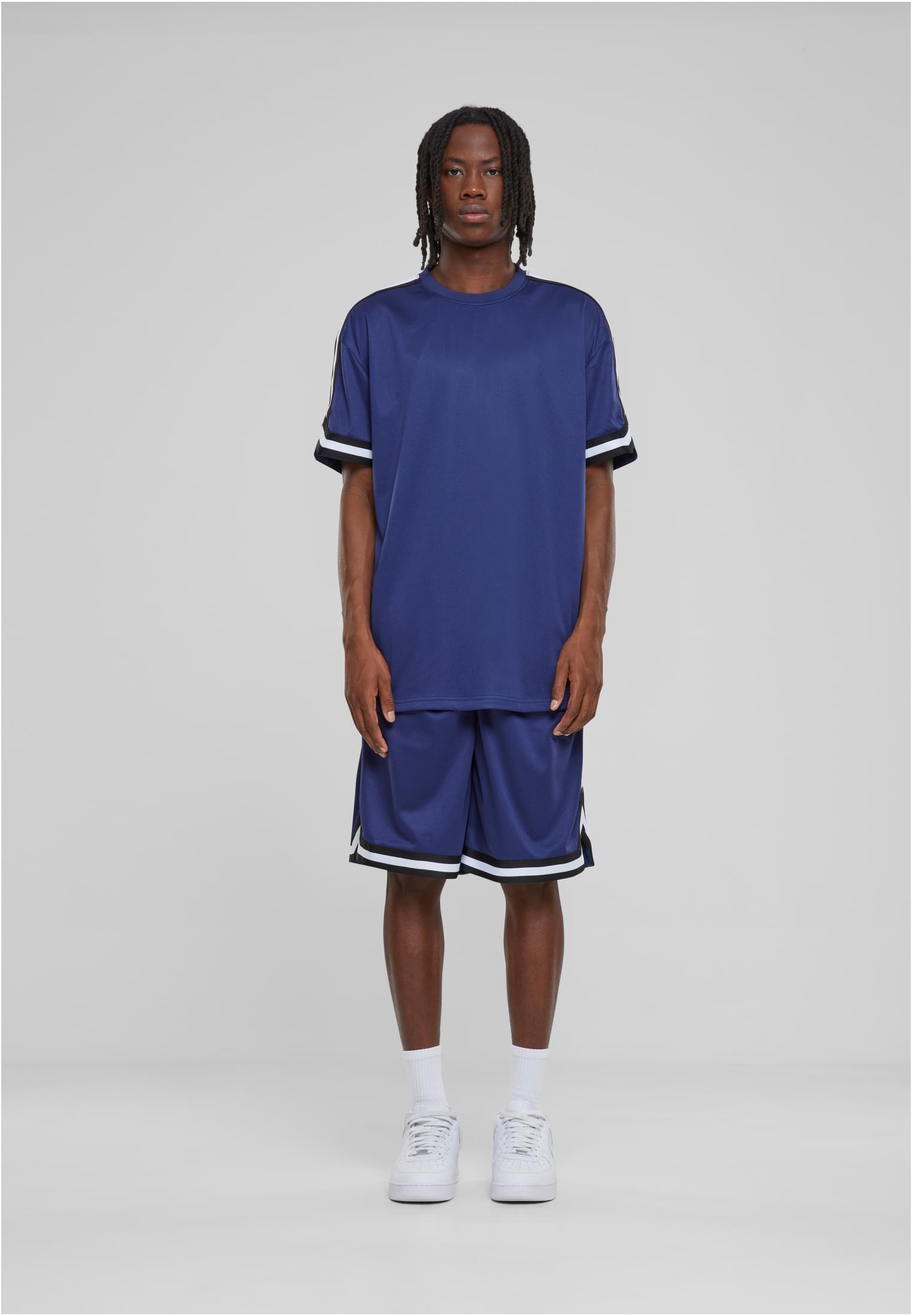 T-shirt en maille à rayures surdimensionnées UC