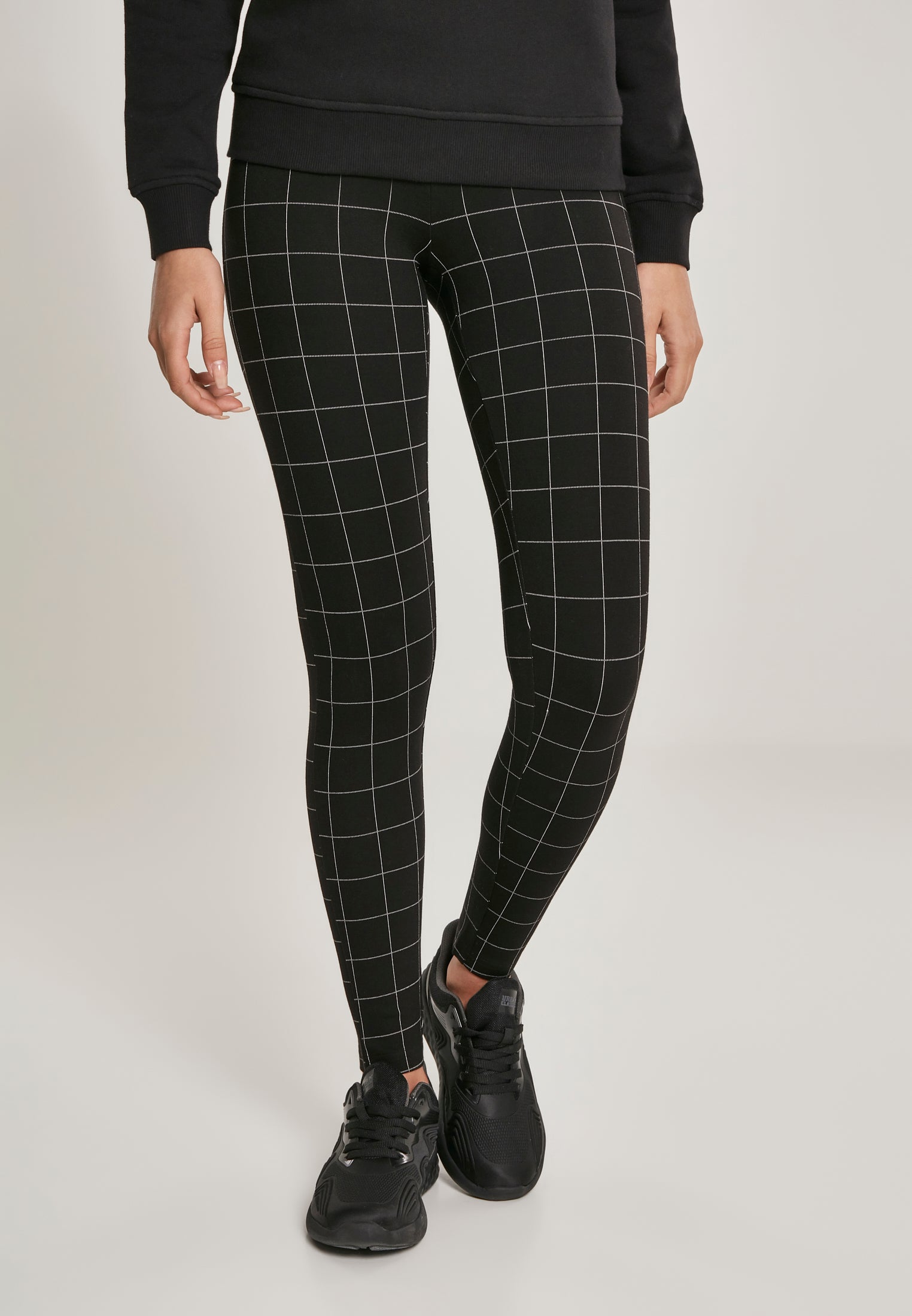 UC Check High Waist Leggings