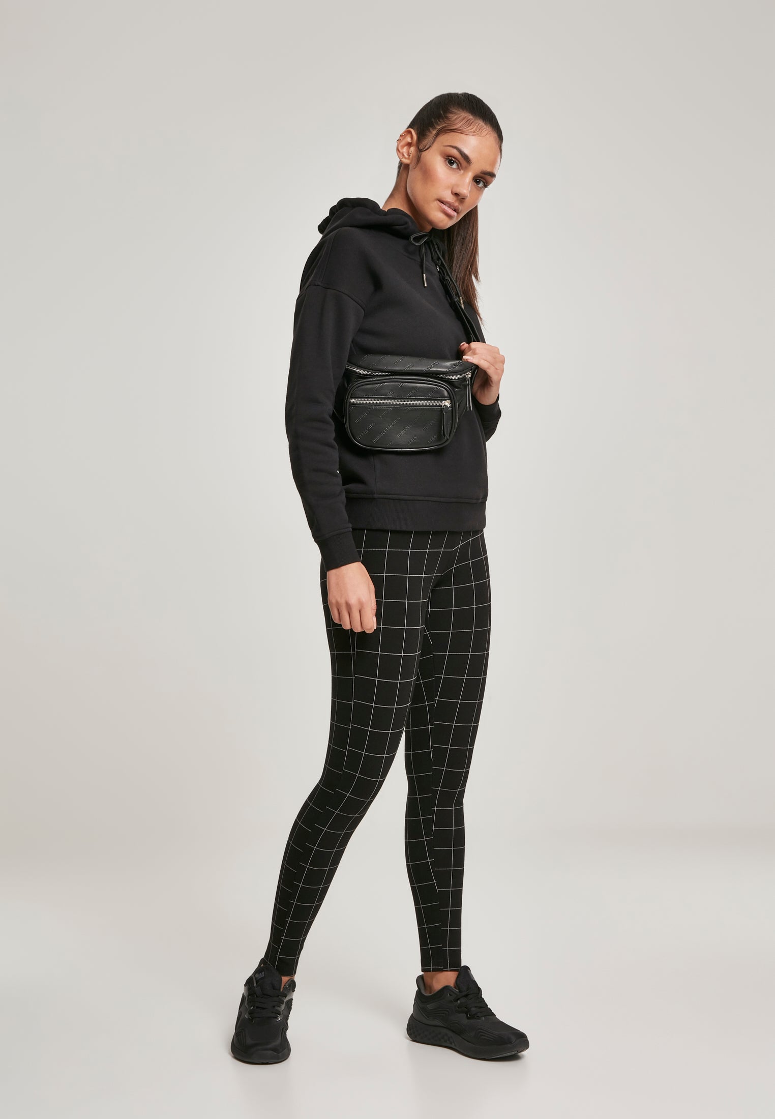 UC Check High Waist Leggings