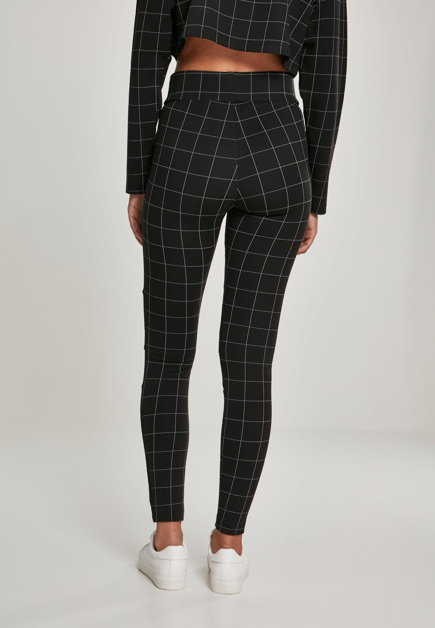 Leggings a vita alta con motivo UC Check