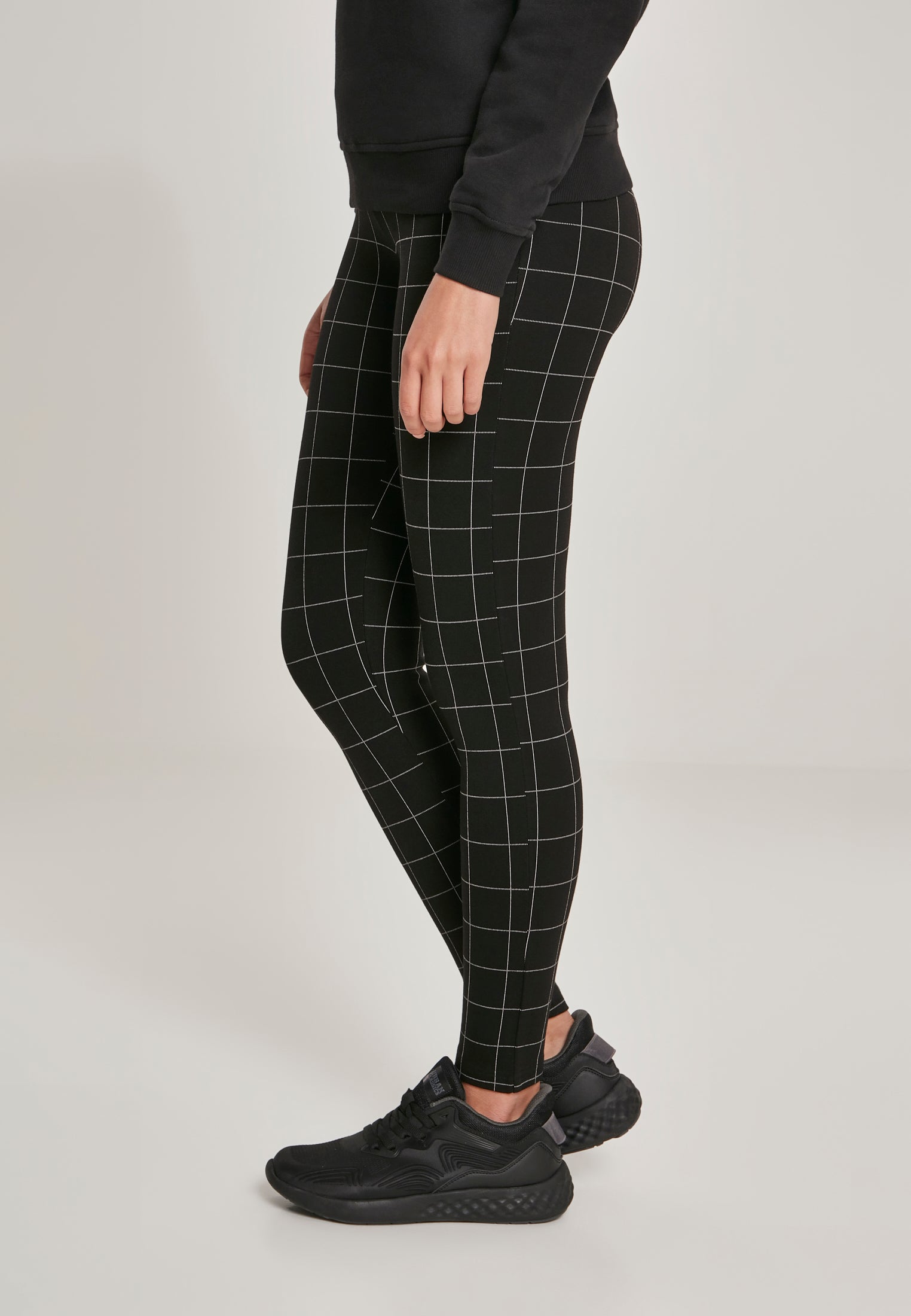 UC Check High Waist Leggings