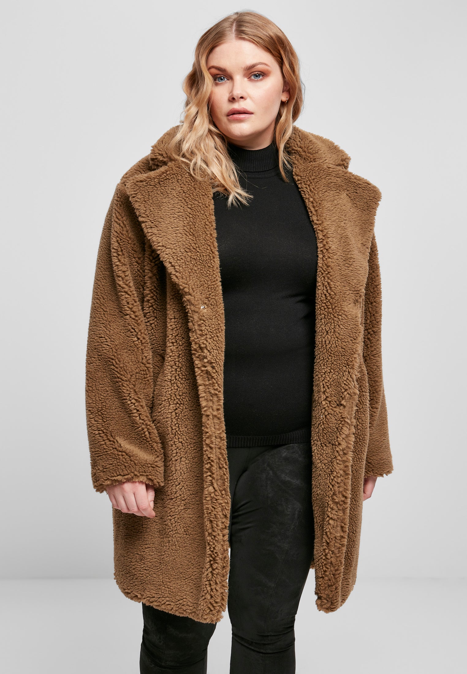 Cappotto oversize in sherpa UC