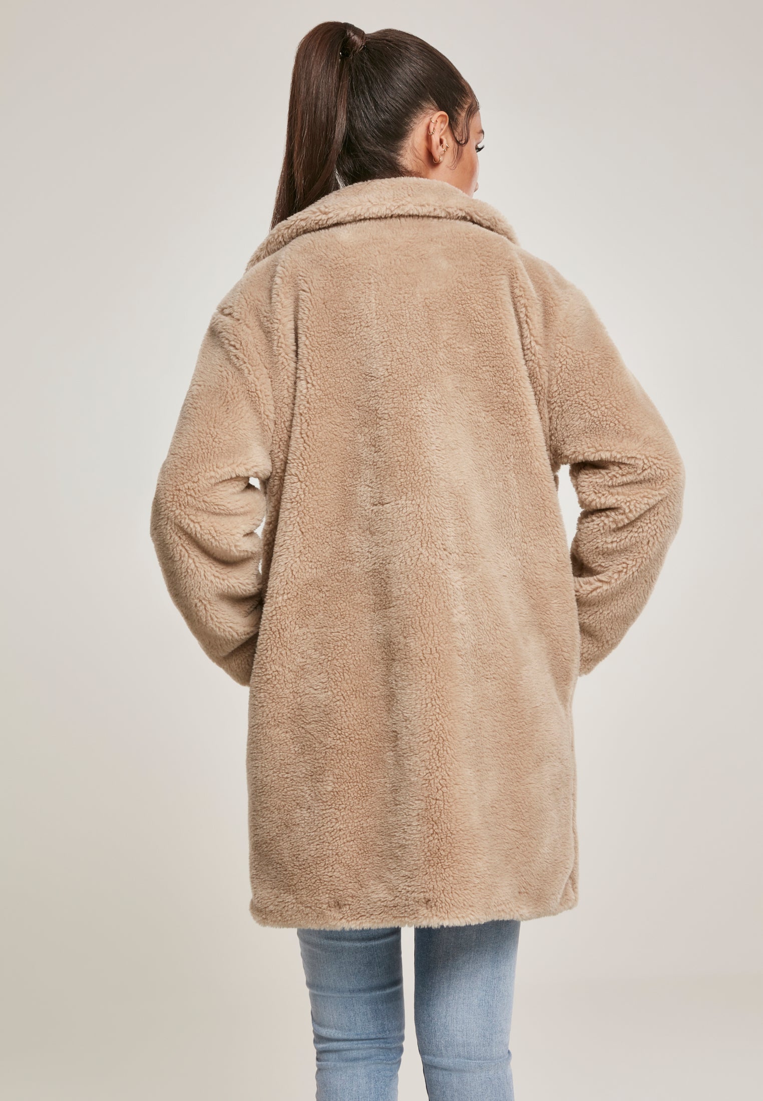 Cappotto oversize in sherpa UC