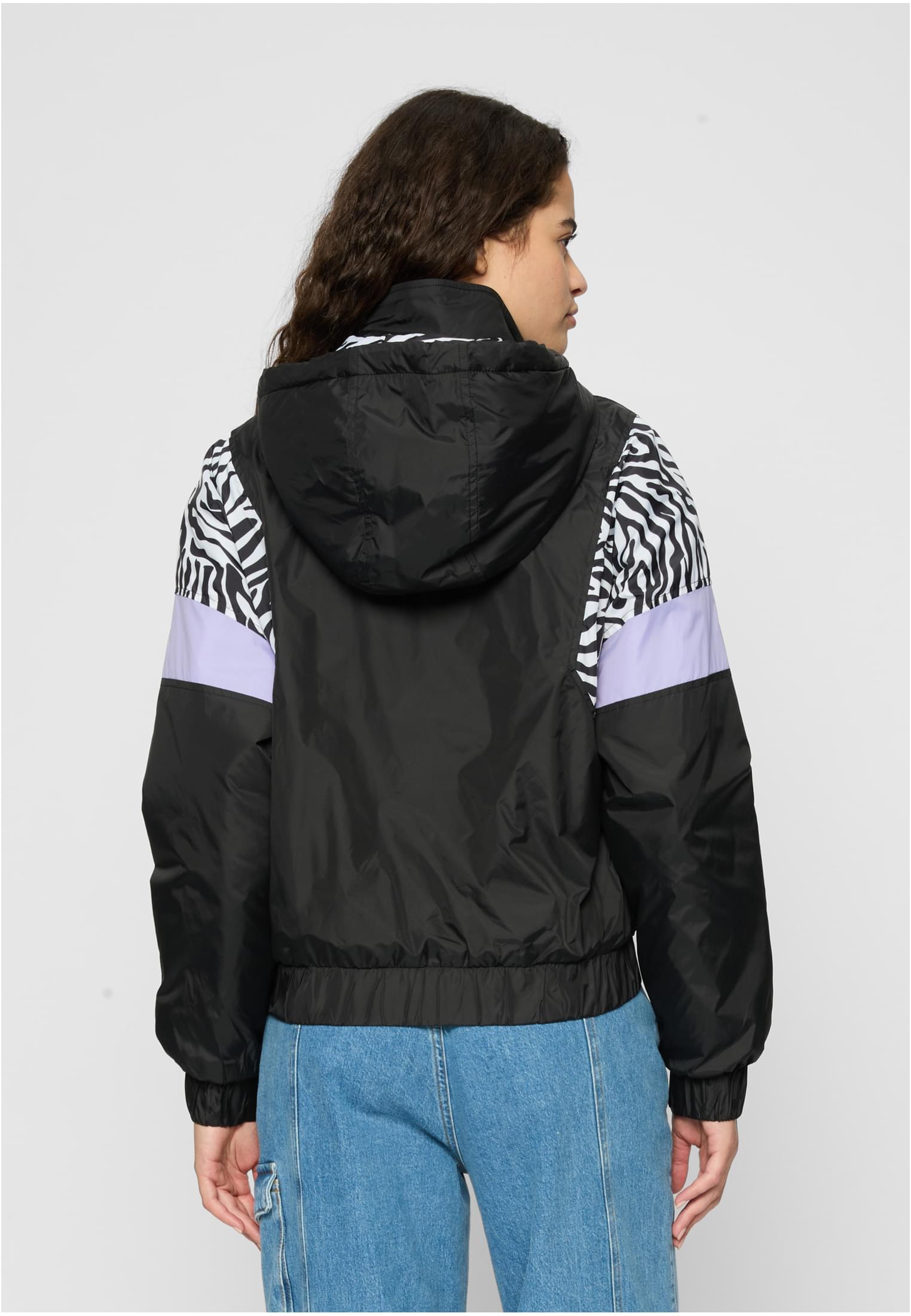 UC AOP Mixed Pull Over Jacket