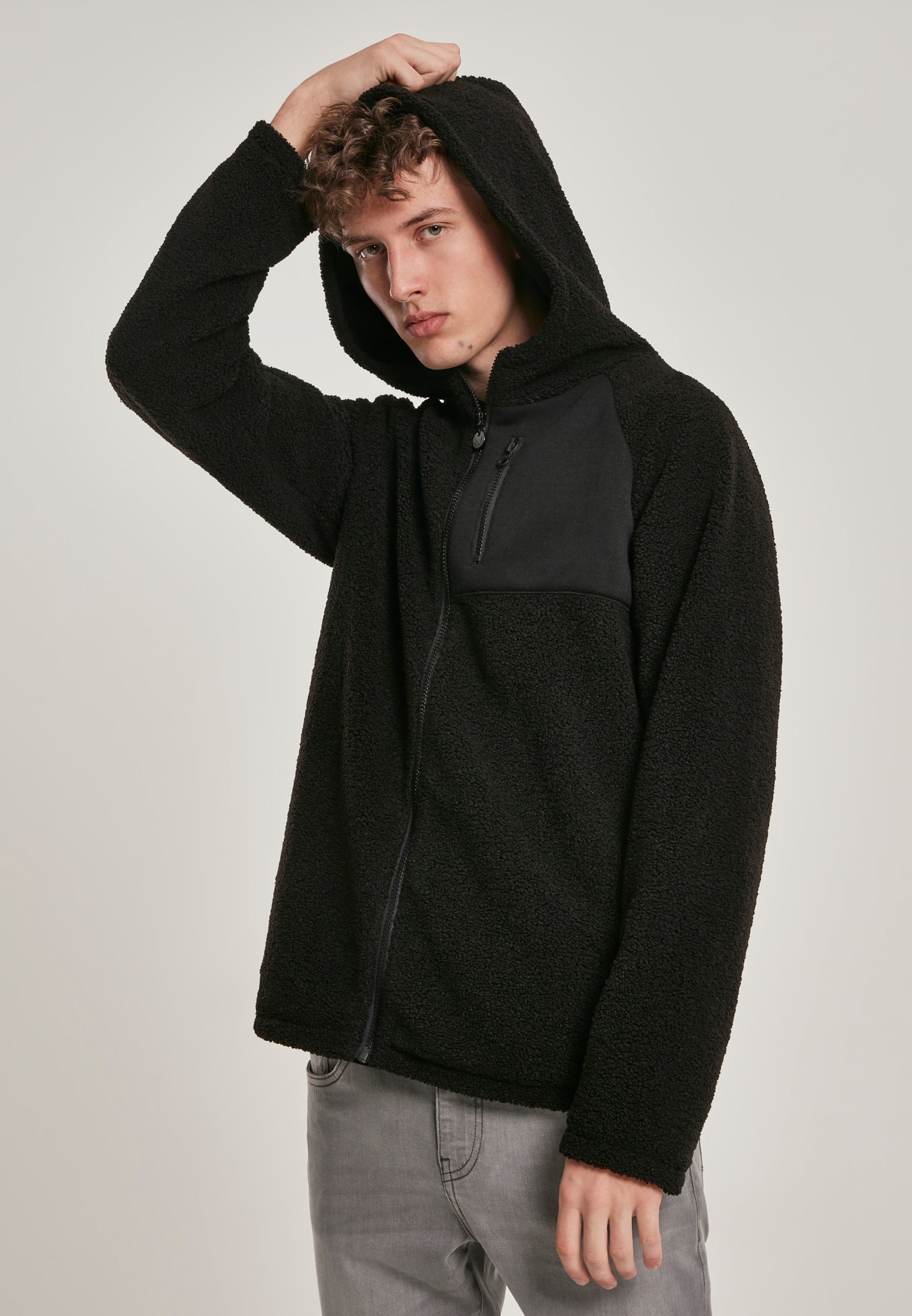 UC Hooded Sherpa Zip Jacket