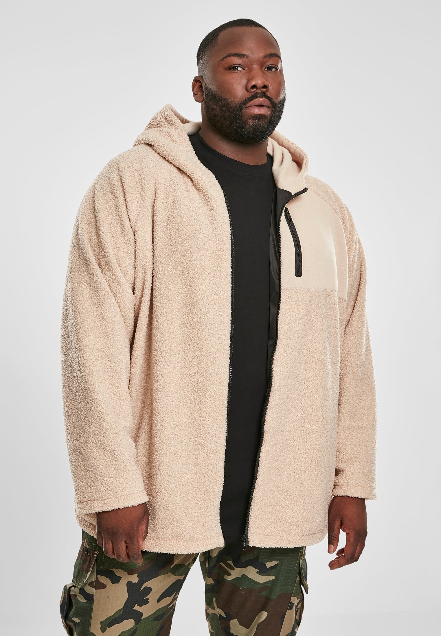 UC Hooded Sherpa Zip Jacket