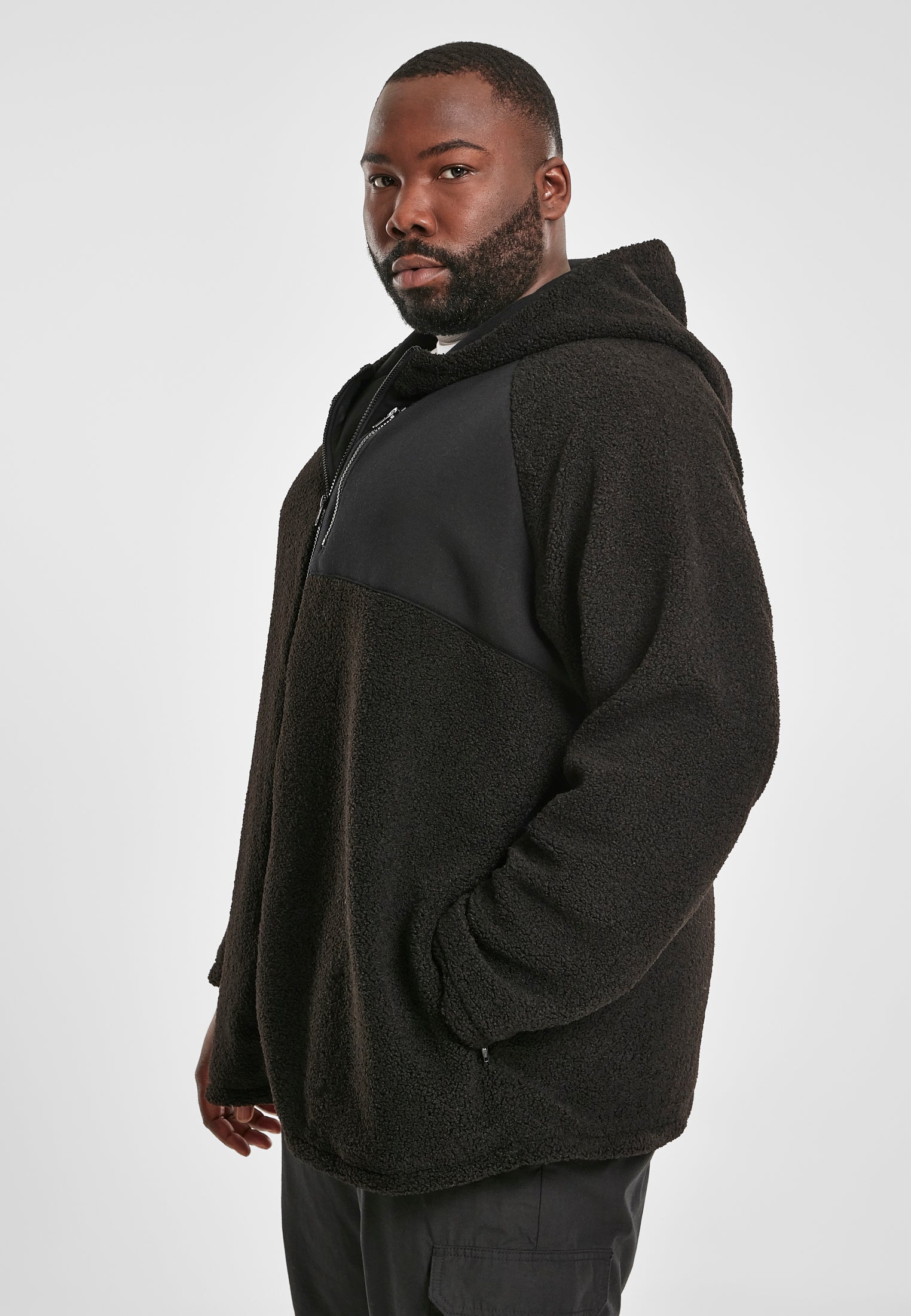 UC Hooded Sherpa Zip Jacket