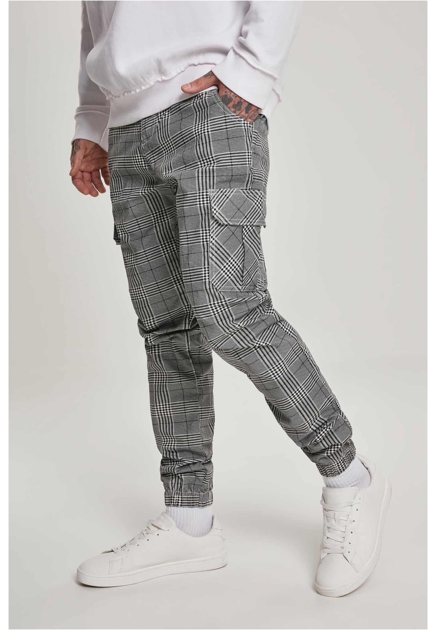 UC AOP Glencheck Cargo Jog Pants