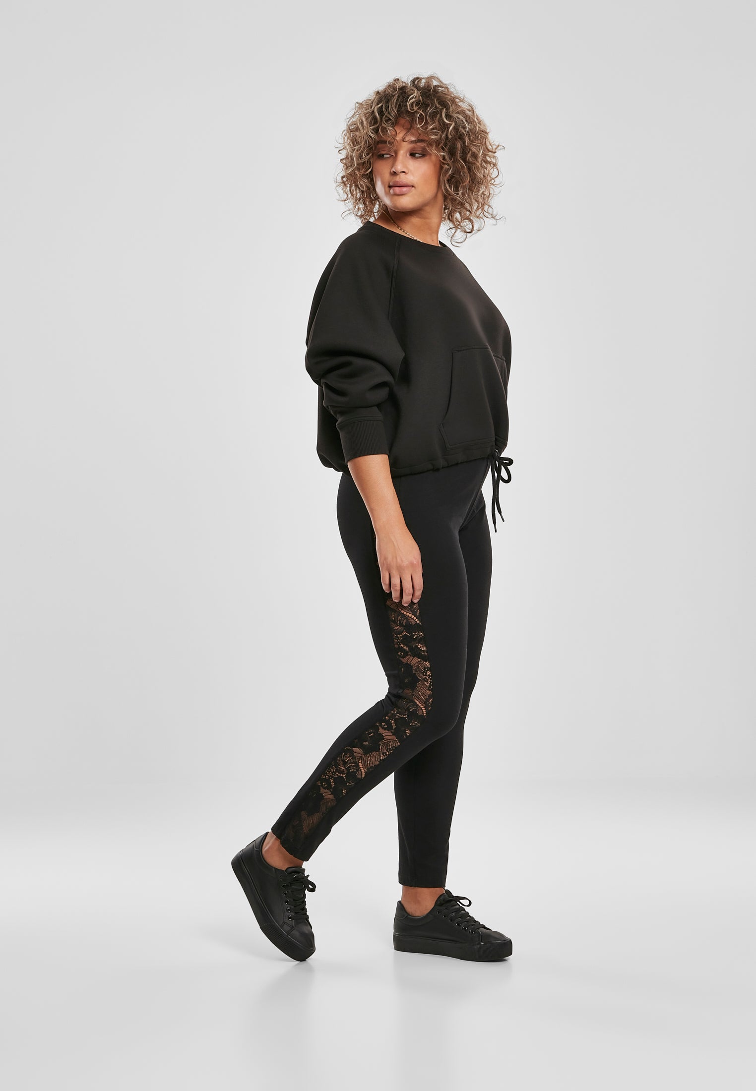 UC Lace Striped Leggings