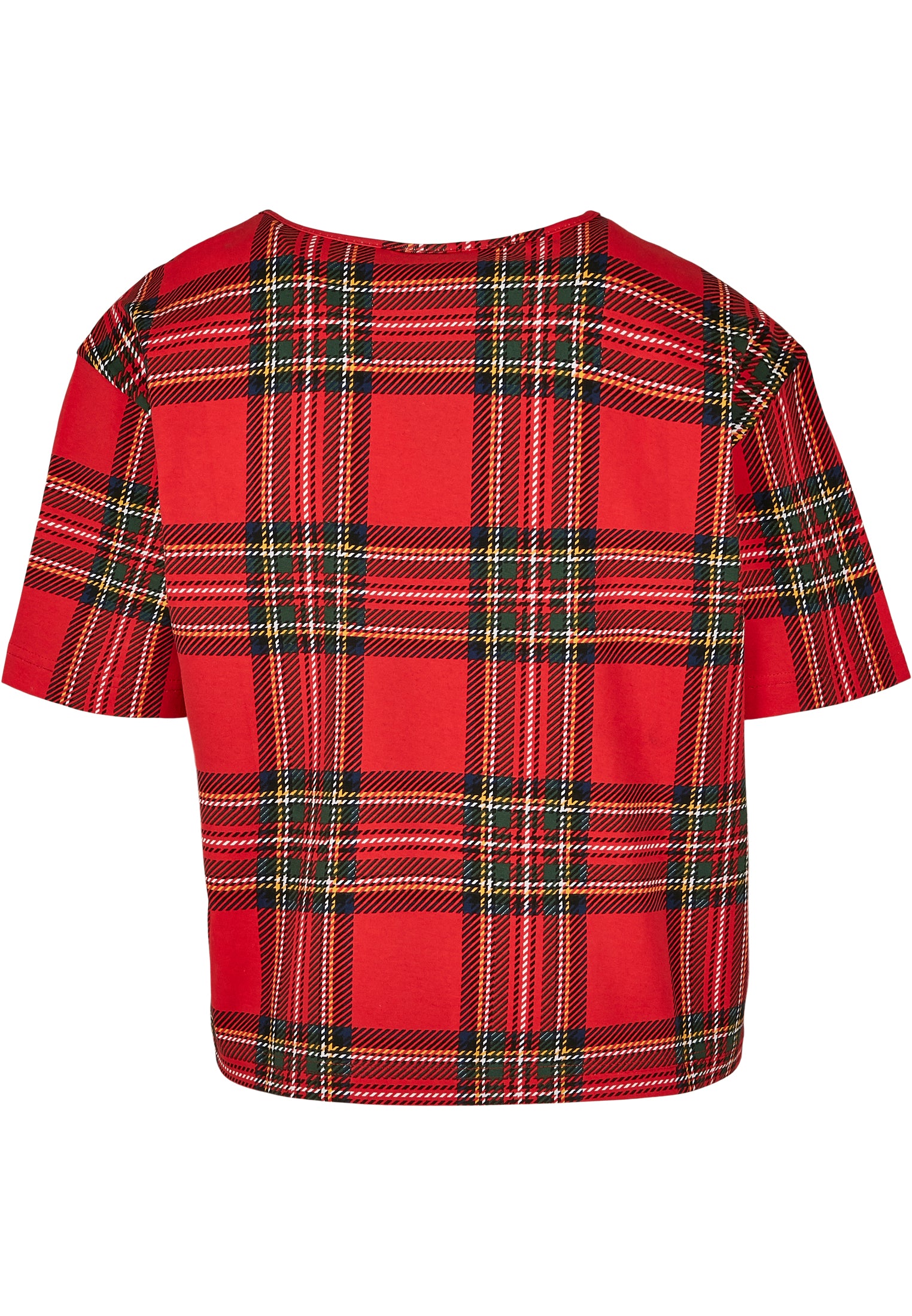 Tričko UC AOP Tartan s krátkým oversized vzorem