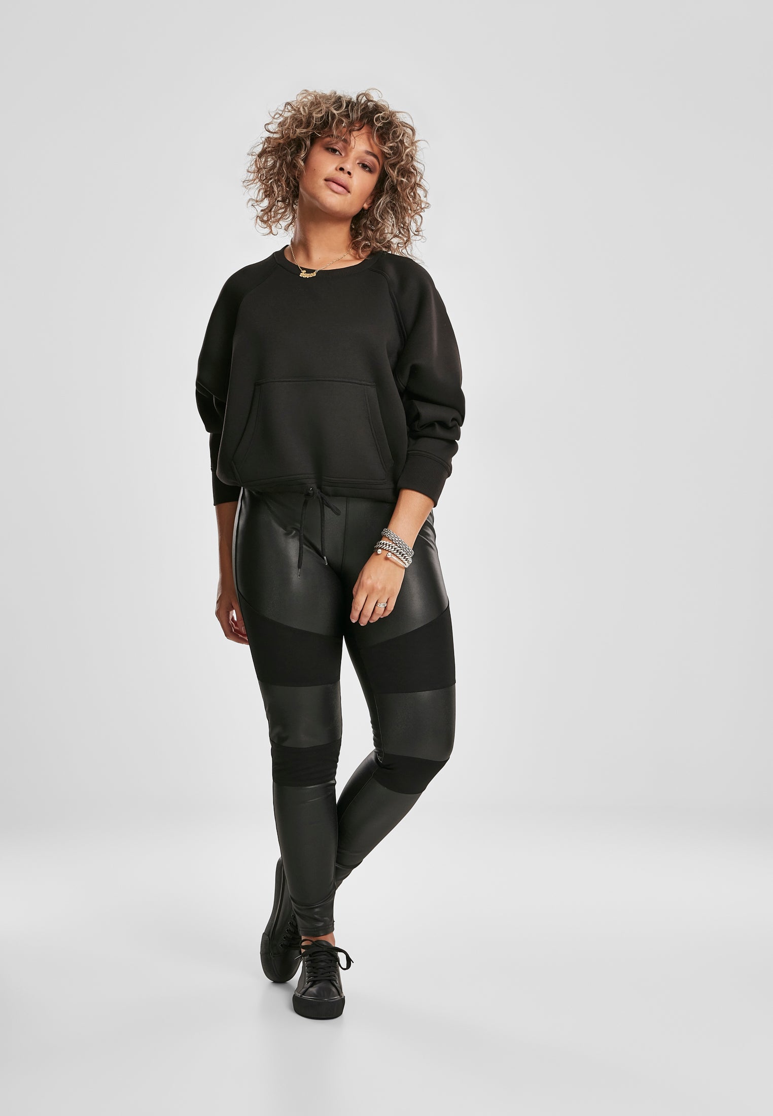 Leggings tecnici in similpelle UC