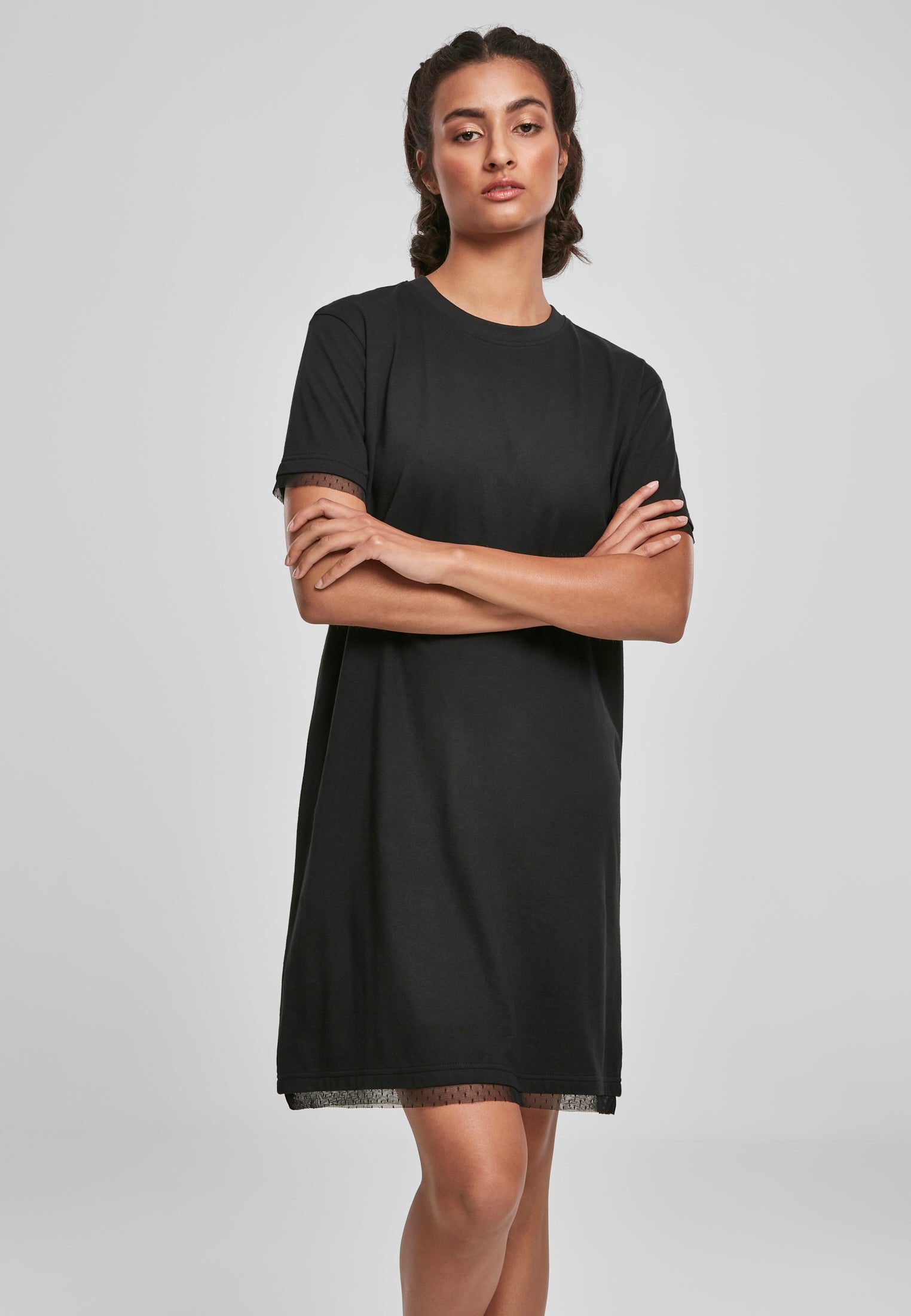 Abito UC Boxy con orlo in pizzo