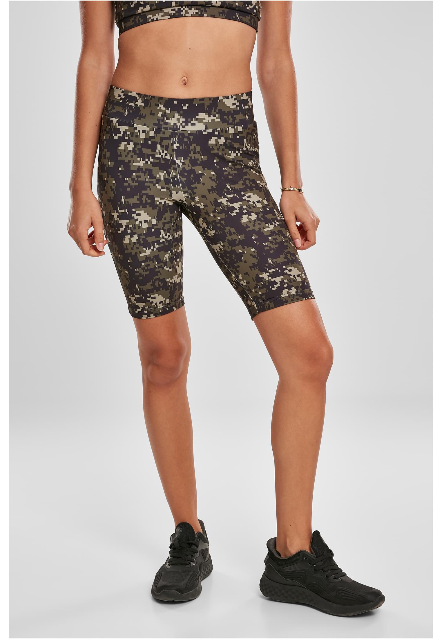 UC High Waist Camo Tech Cycle Shorts
