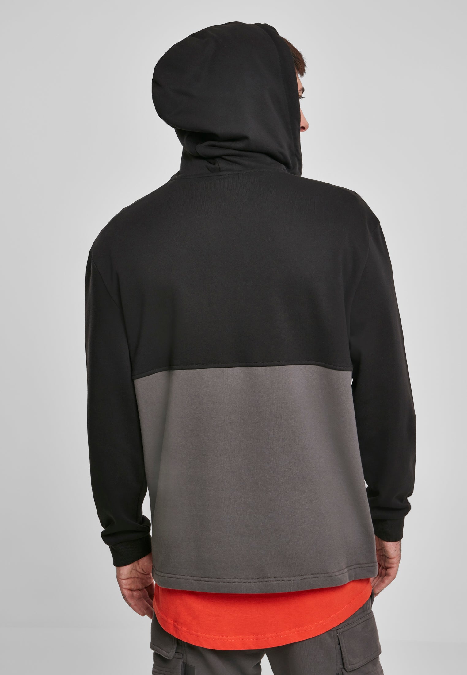 Sweat à capuche demi-zip décontracté UC