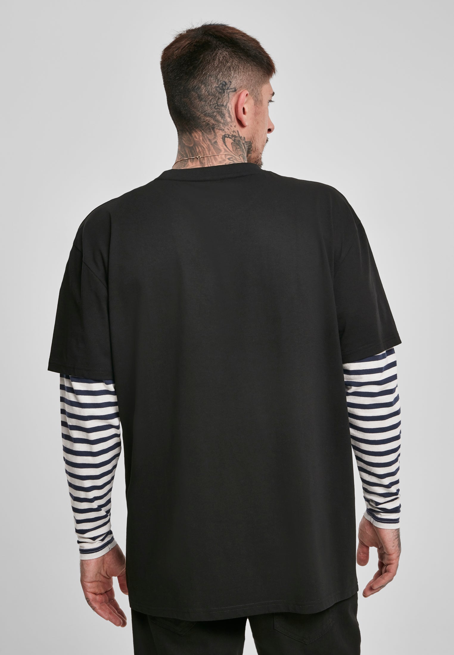 Maglietta UC Oversized Double Layer Striped LS