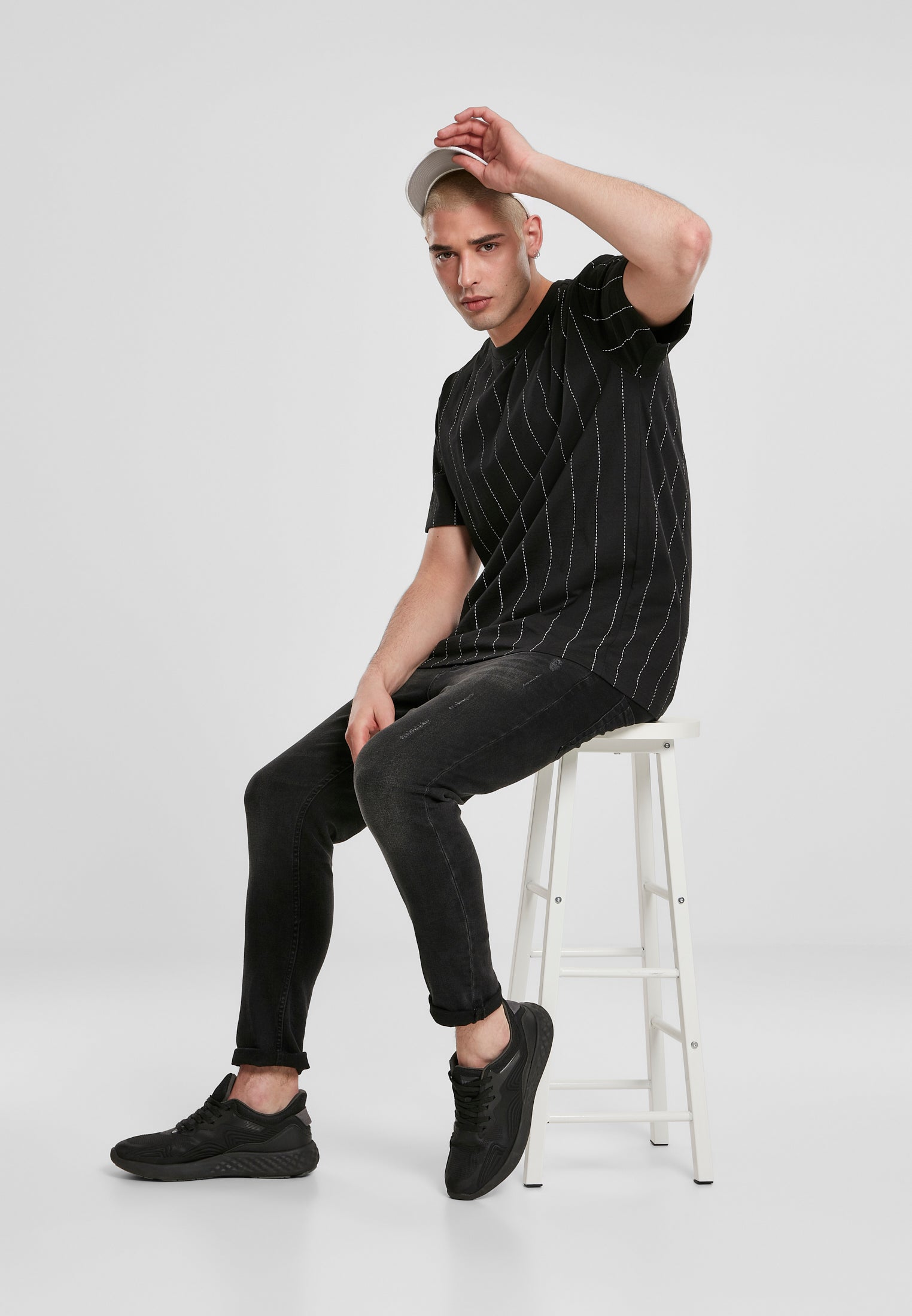 UC Oversized Pinstripe Tee