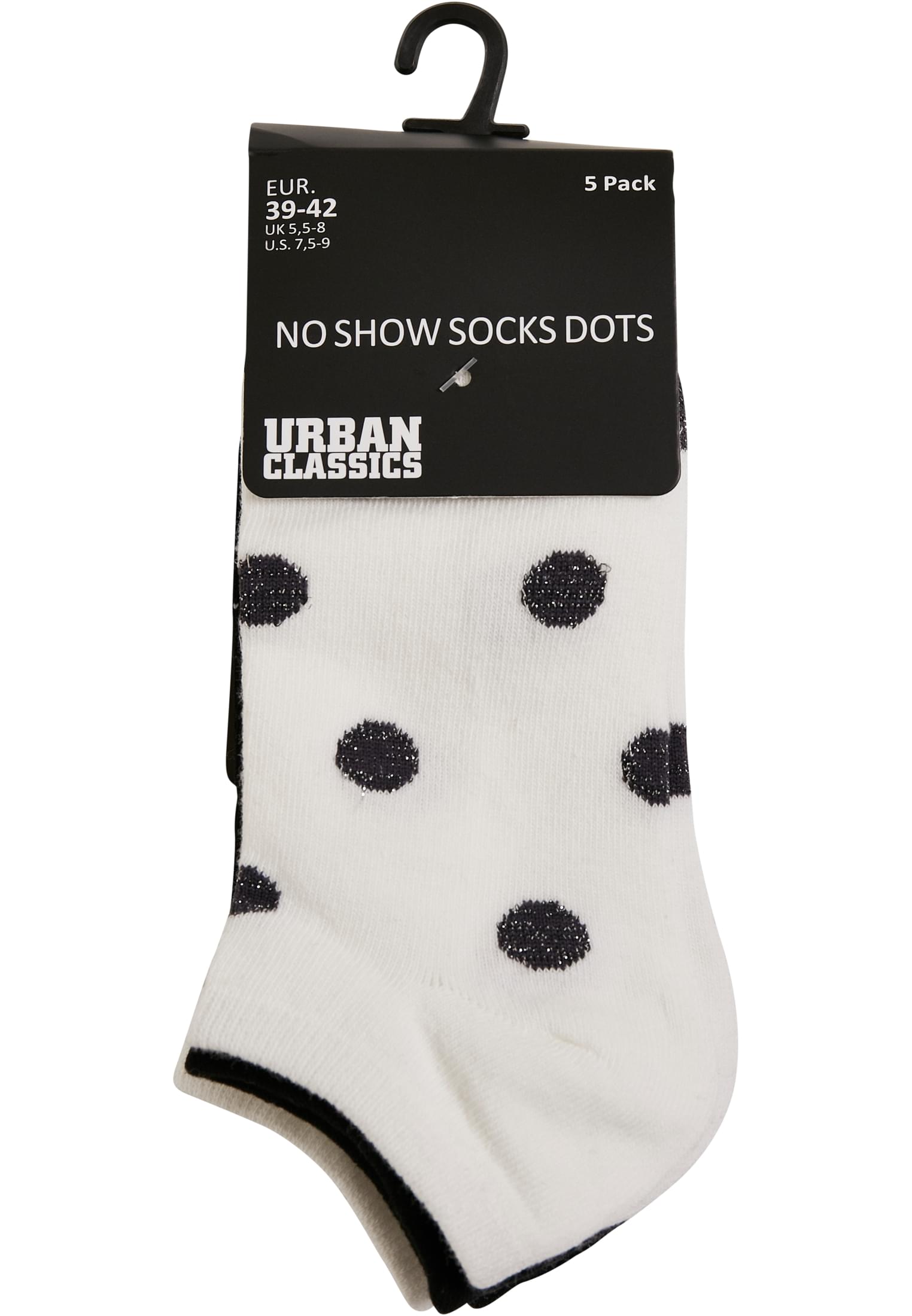 UC No Show Socks Dots 5-Pack