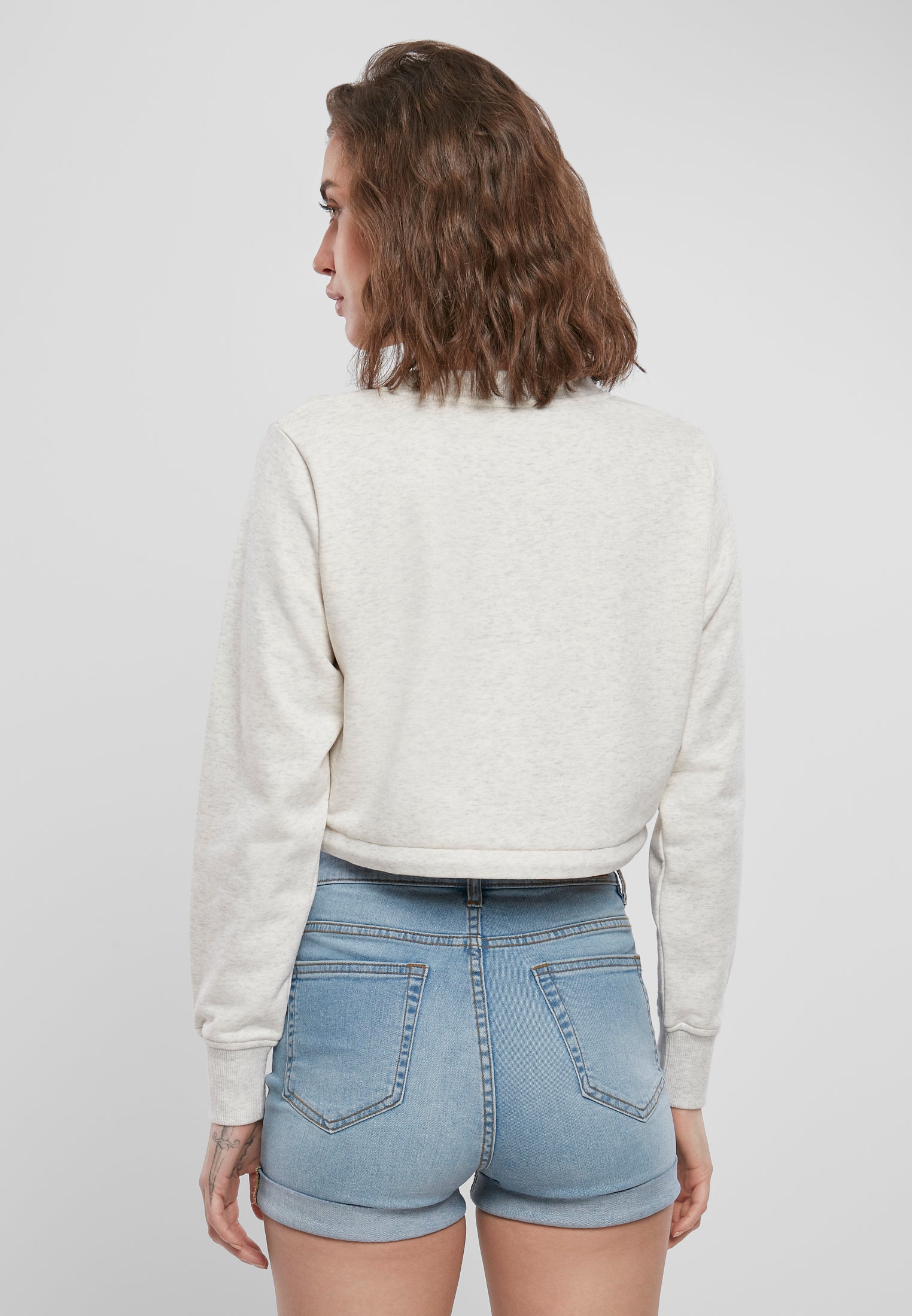 UC Ladies Oversized Cropped Crewneck