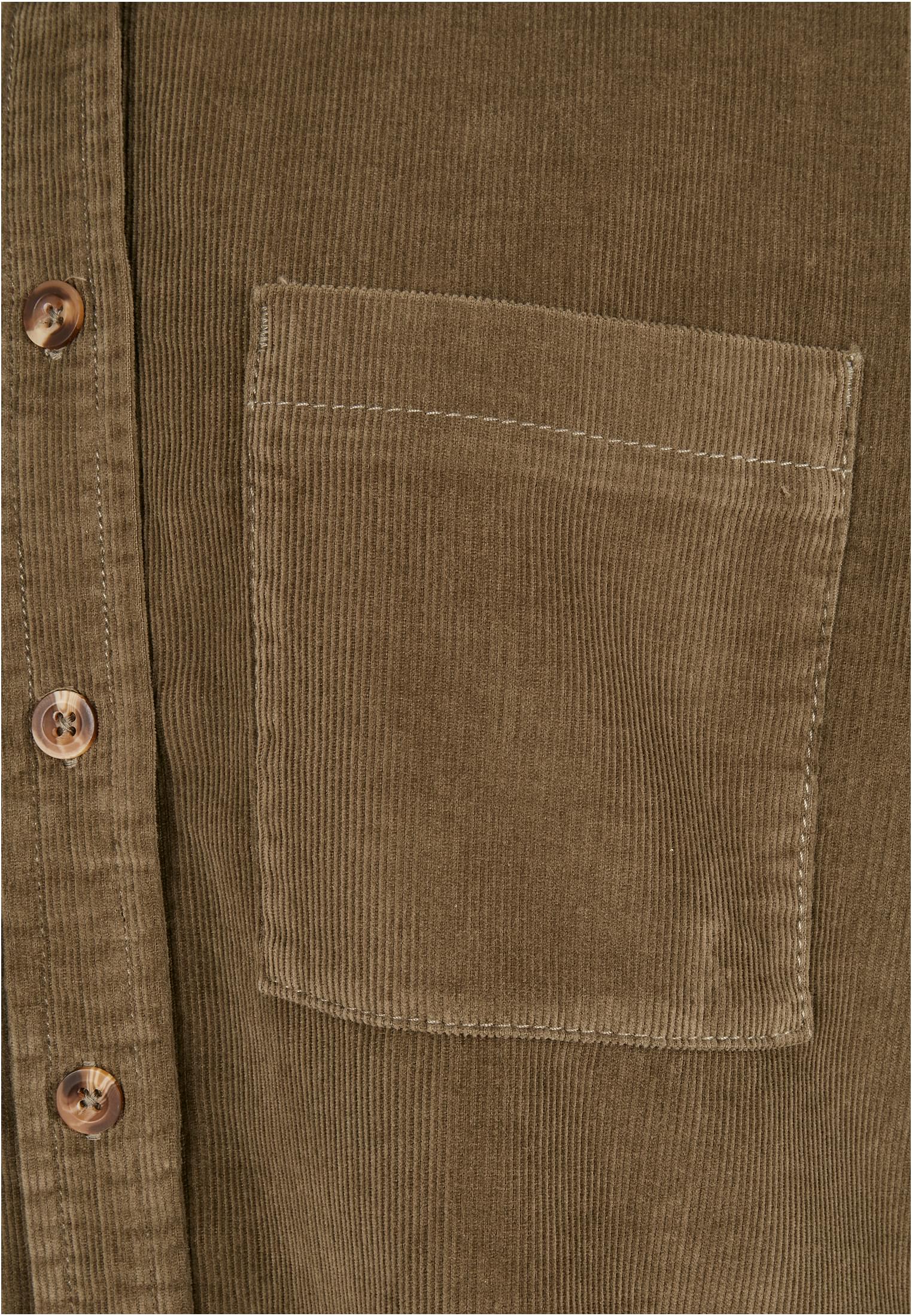 Camicia oversize in velluto a coste UC