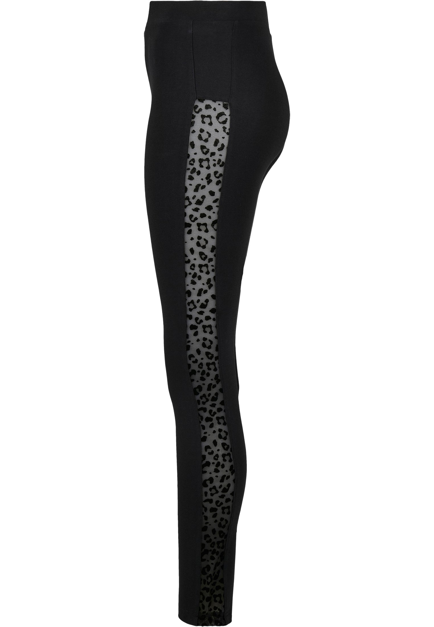 Leggings a righe in pizzo floccato UC