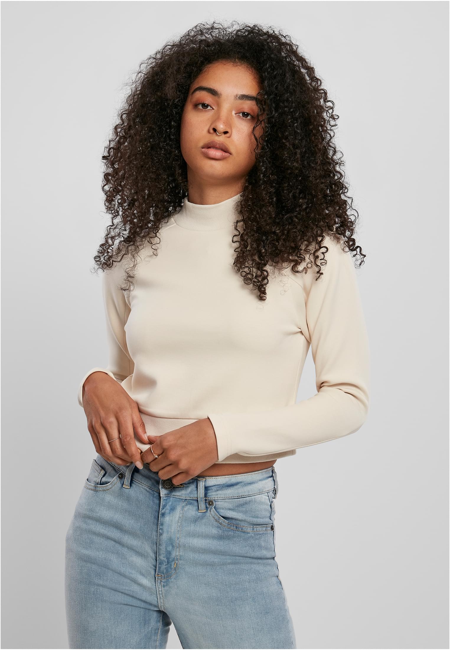 UC Interlock Short Turtleneck Crew