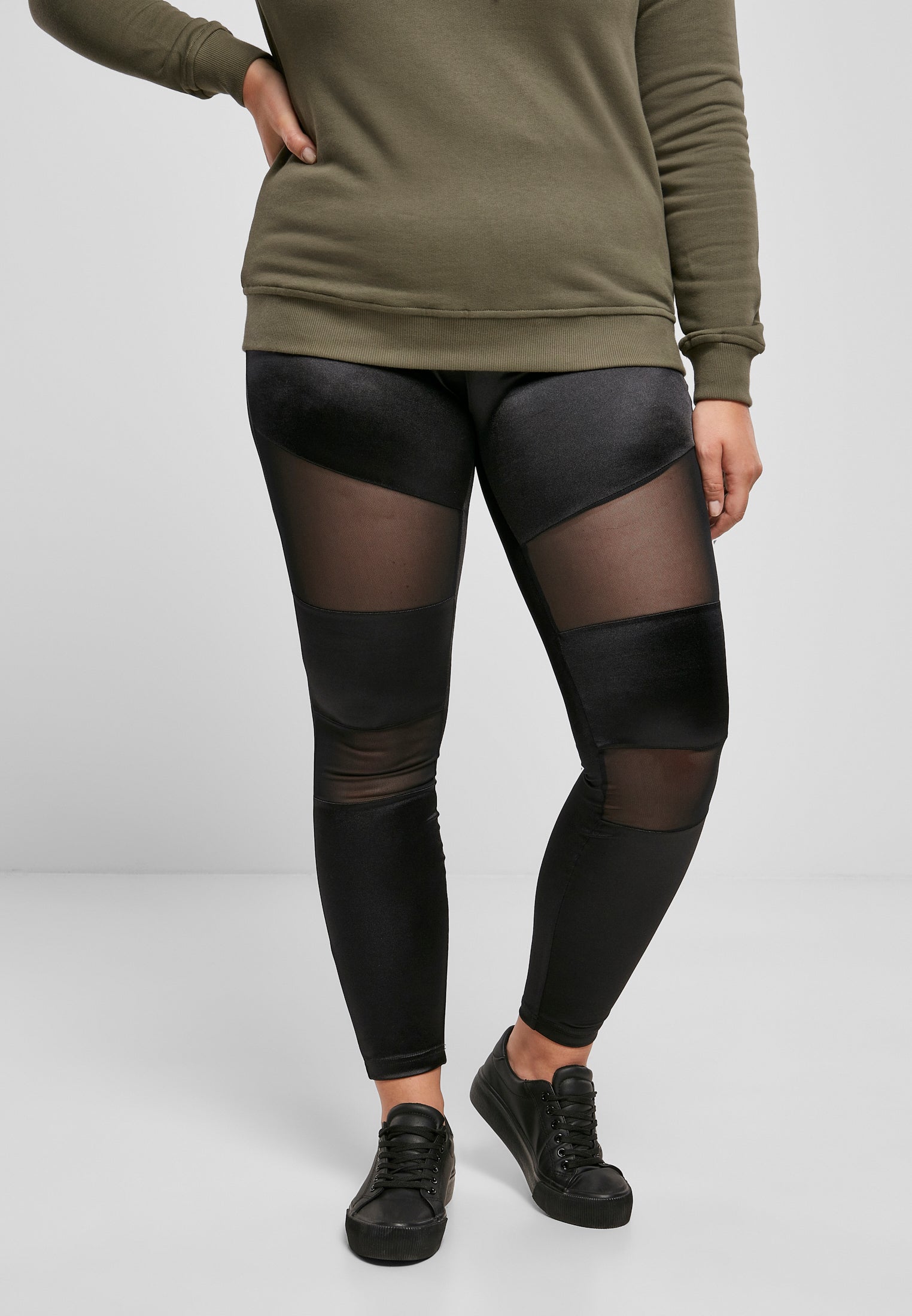 Leggings in maglia tecnica lucida UC
