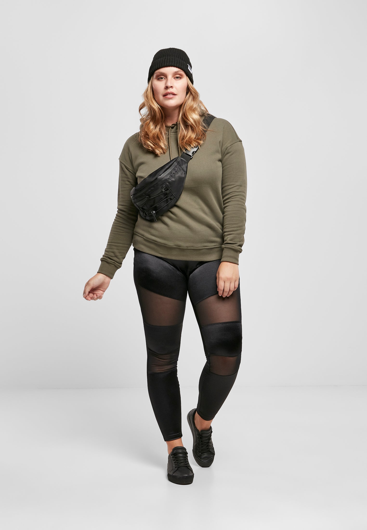 Leggings in maglia tecnica lucida UC