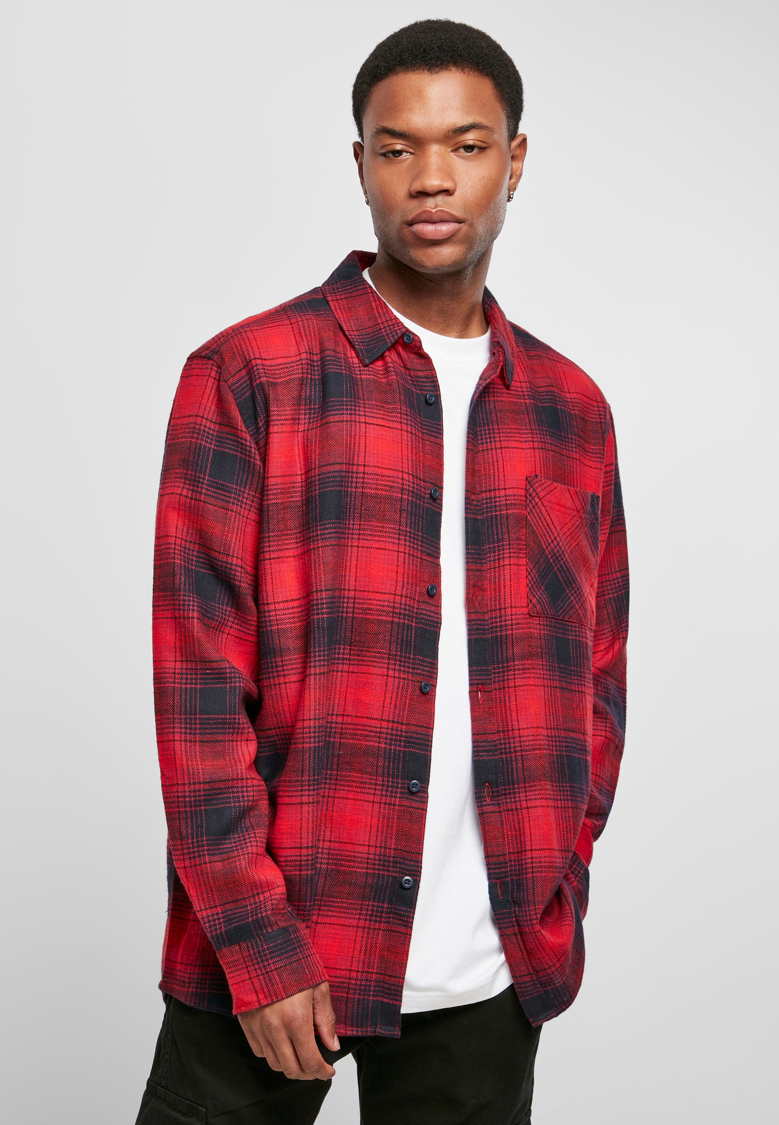 UC Oversized Checked Grunge Shirt