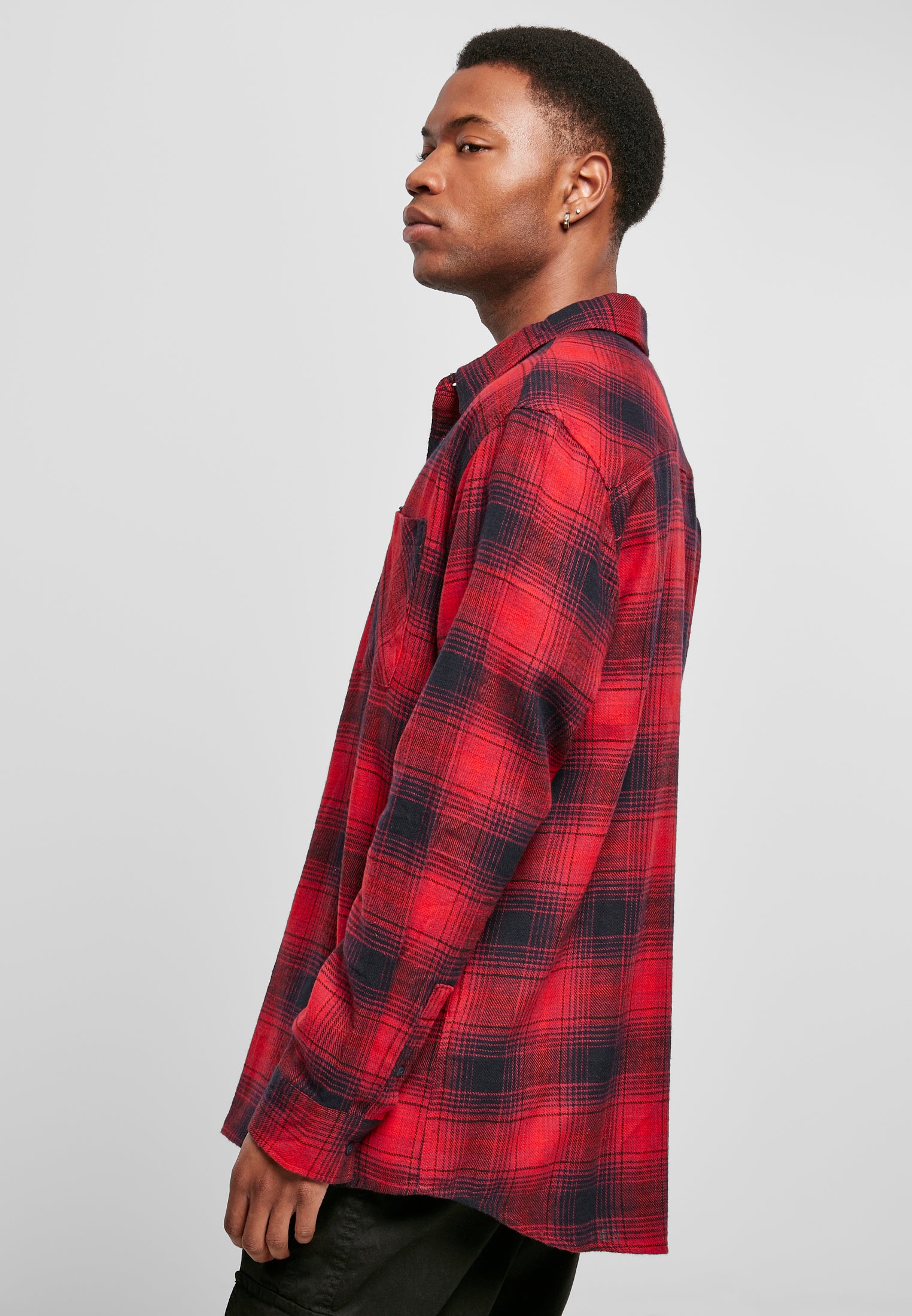 UC Oversized Checked Grunge Shirt