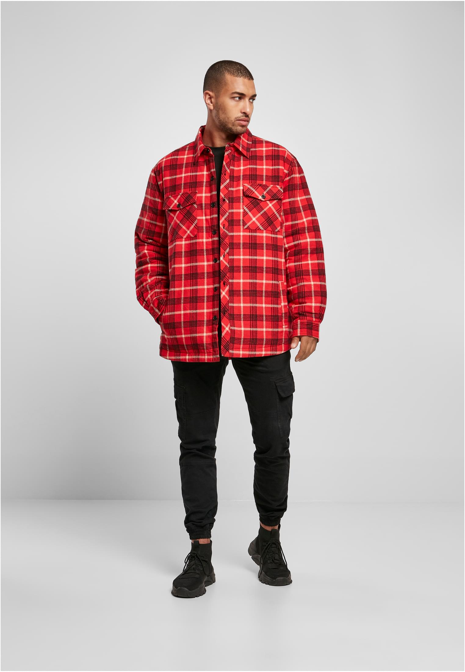 UC Plaid Quilted Shirt Jacket