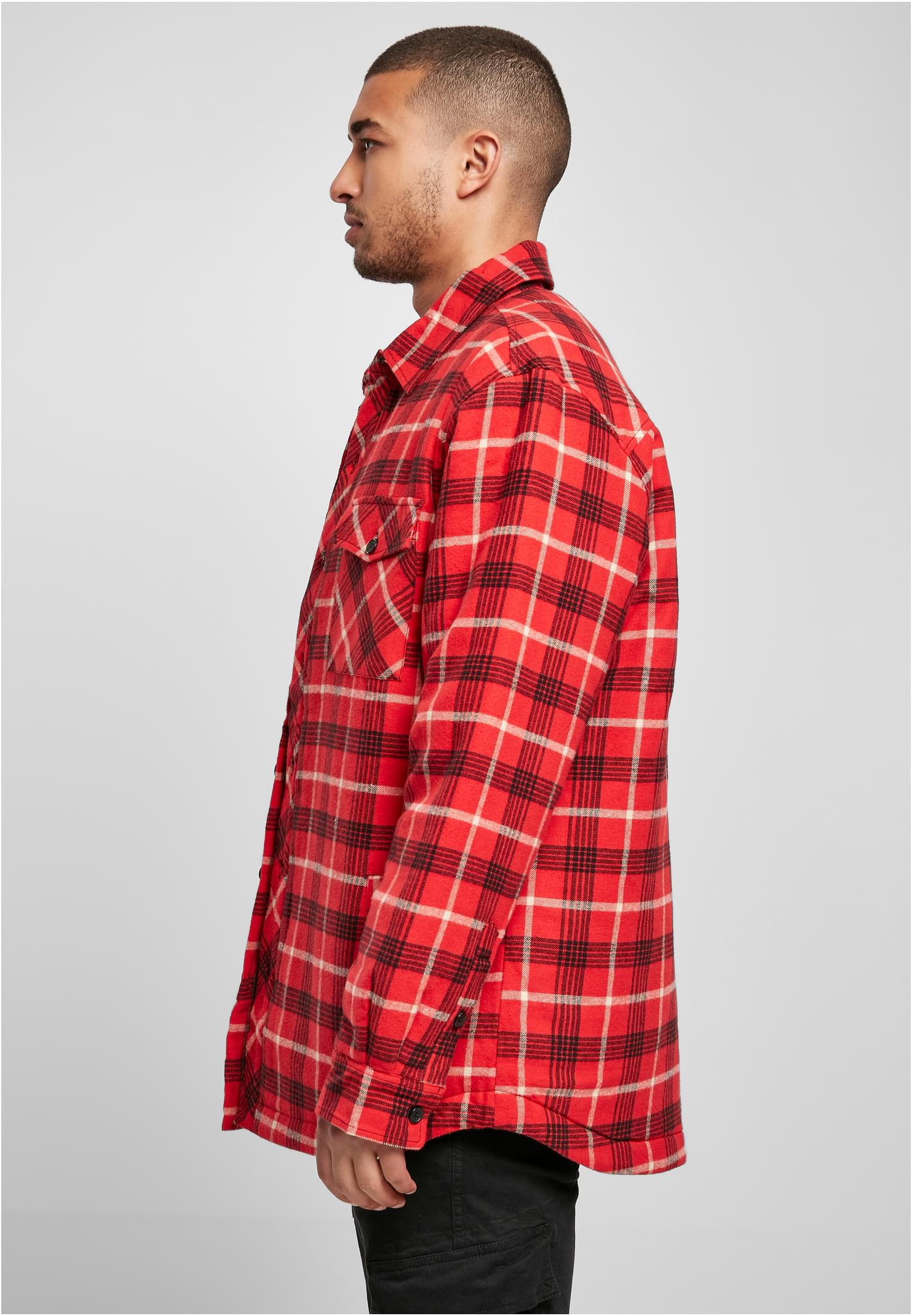 UC Plaid Quilted Shirt Jacket